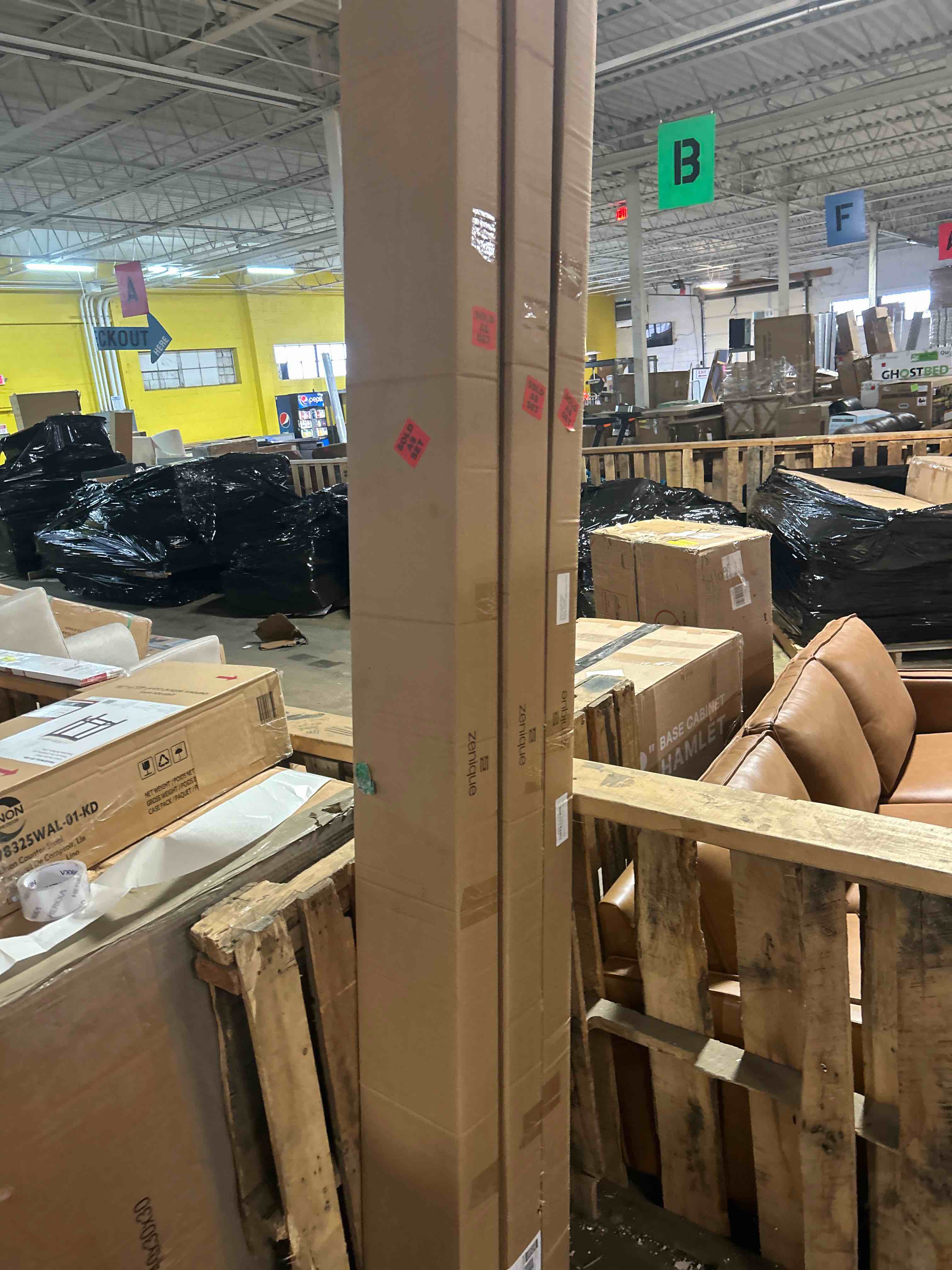 Condition photo showing New/Like New for Wood Slat Wall Panels 2 Pack 106" x 23.6", Acoustic Wooden Panel for Wall, Soundproof 3D Fluted Panels for Interior Wall Decor, Living Room, Bedroom - Black (Cover Approx.35 sq.ft) 106*47.2 inch Black(set of 3 packs)
