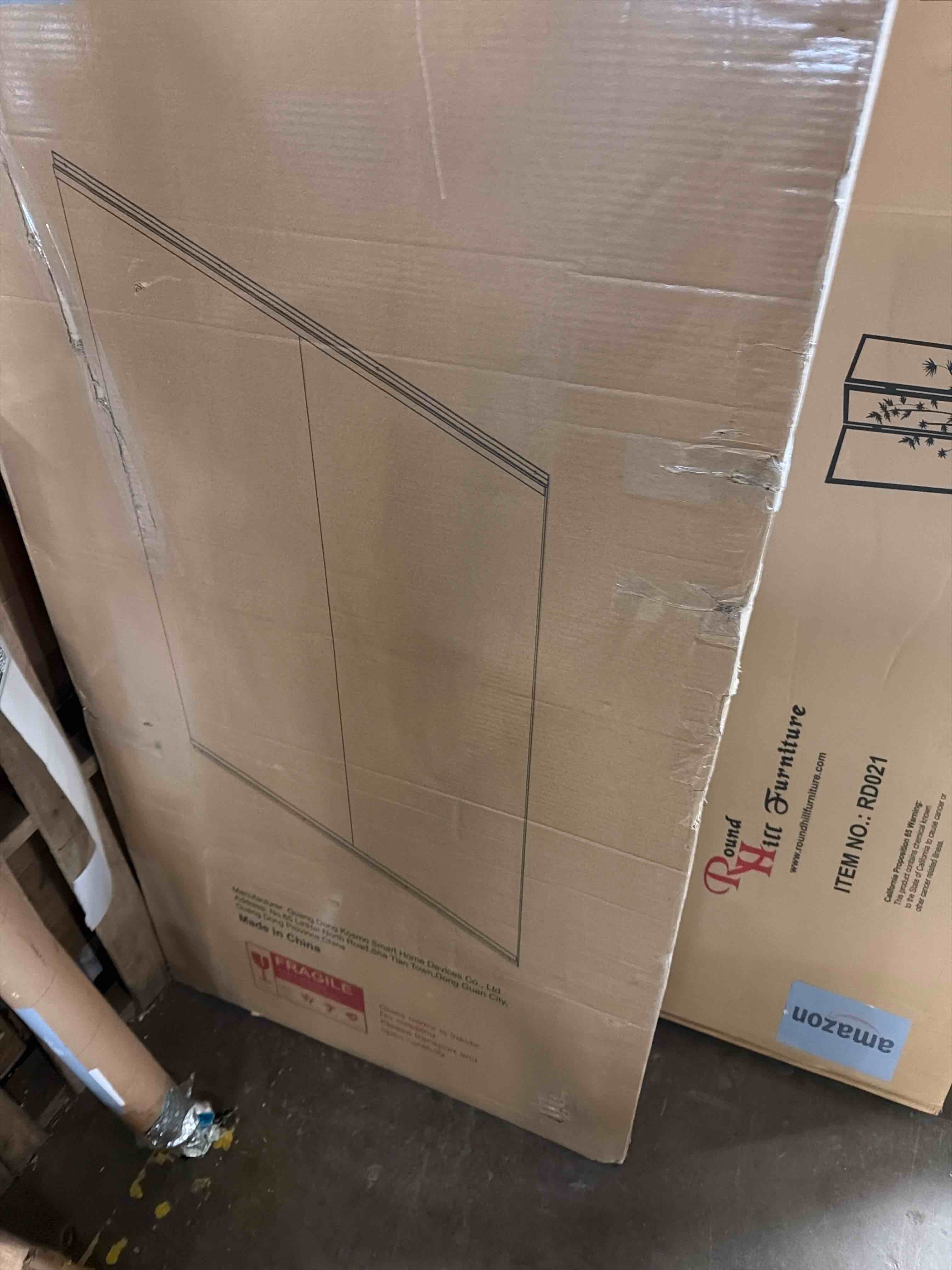 Condition photo showing New/Like New for Home Gym Mirror, 63X28 Inch(Each)-2Pack Large Frameless Tempered Glass Full Body Wall Mounted Mirror for Gym, Yoga, Exercise, Dance Studio Gym Mirror 63"x28"-2pcs