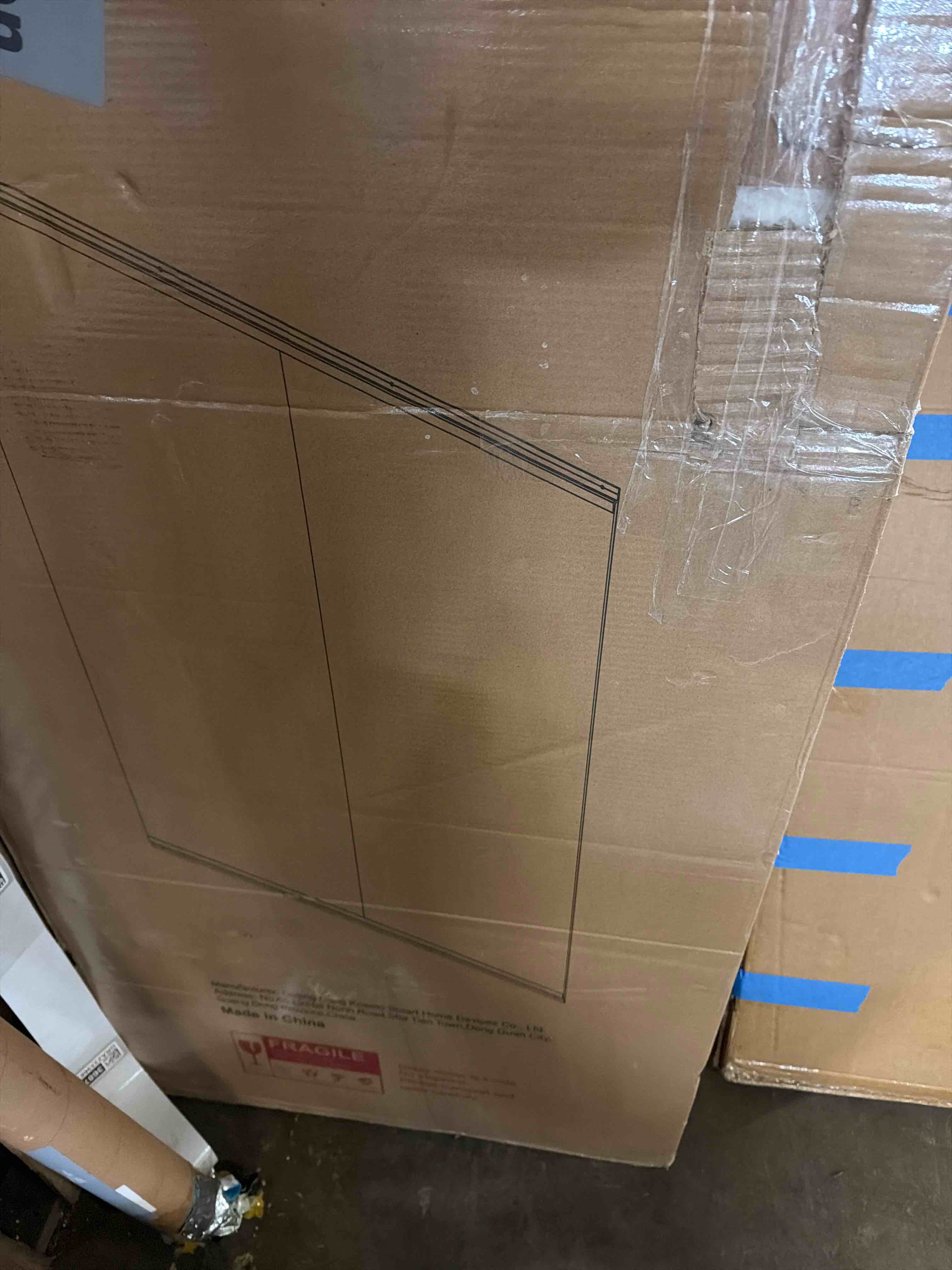 Condition photo showing New/Like New for Home Gym Mirror, 63X28 Inch(Each)-2Pack Large Frameless Tempered Glass Full Body Wall Mounted Mirror for Gym, Yoga, Exercise, Dance Studio Gym Mirror 63"x28"-2pcs