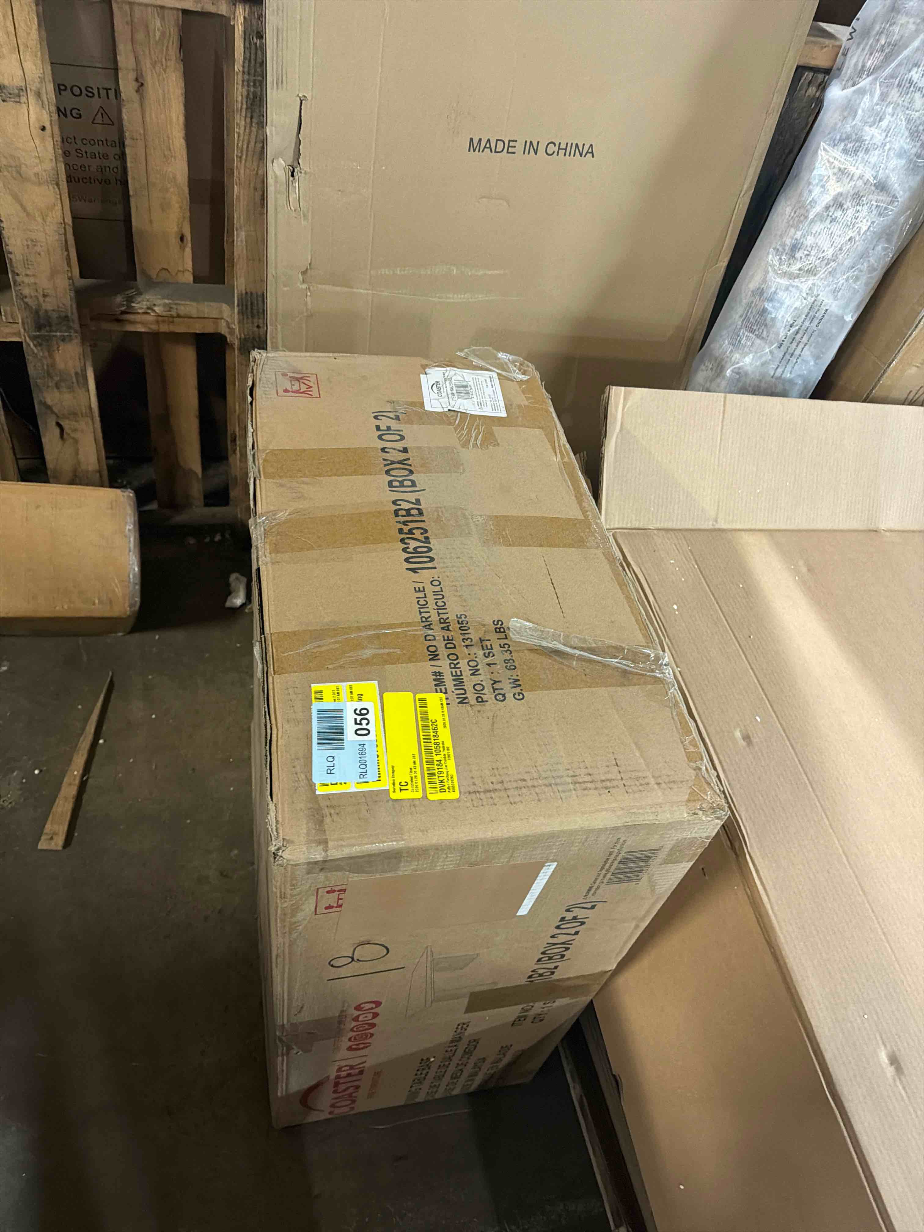 Condition photo showing As Is for Asfiya Rectangular Double Pedestal