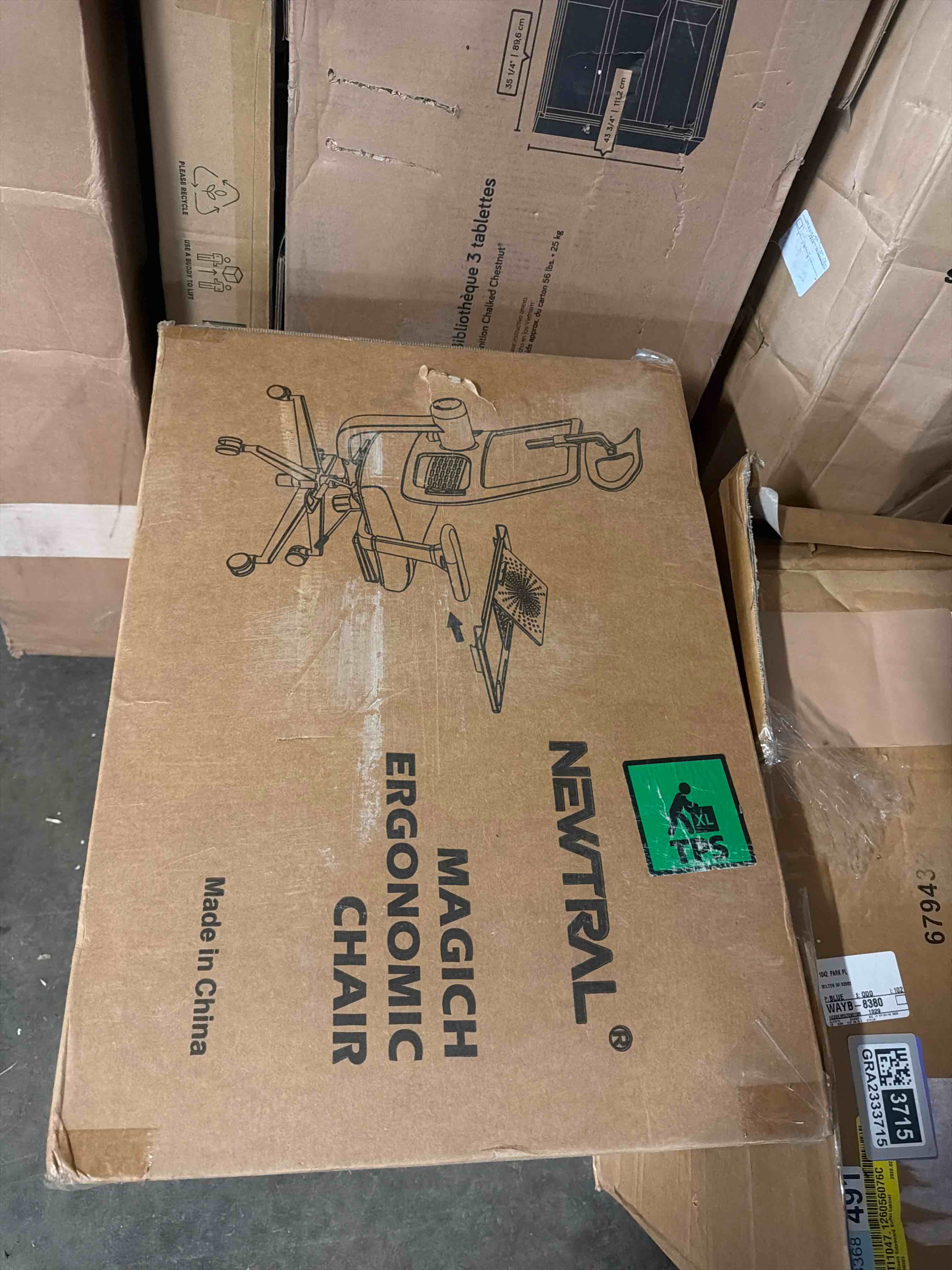 Condition photo showing New/Like New for Newtral Ergonomic Office Chair with Adaptive Lumbar Support- High Back Desk Chair with Adjustable Headrest, 3D Armrest, Adjustable Seat Depth & Height, Home Office