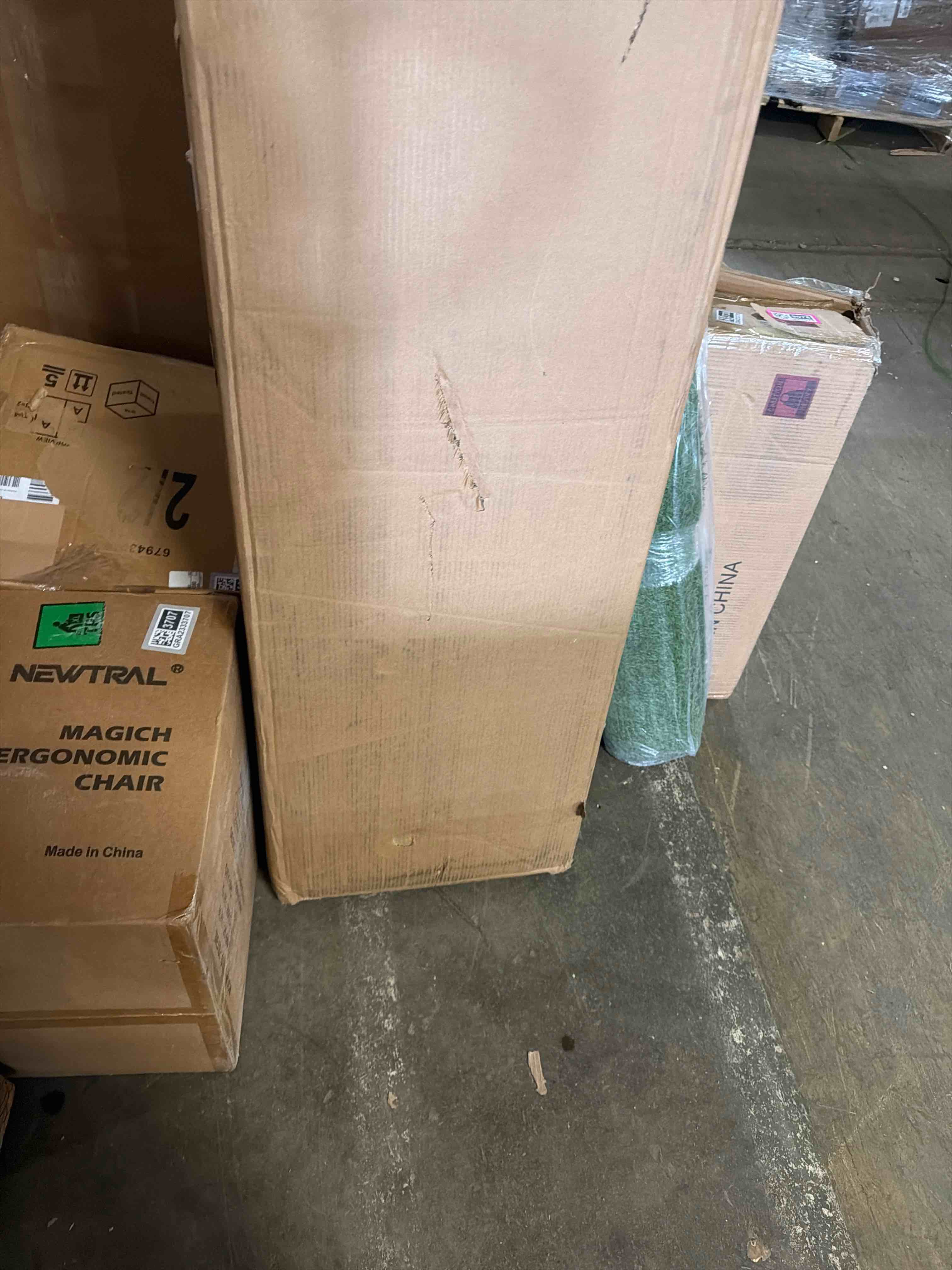 Condition photo showing New/Like New for Over-The-Toilet Storage Rack, 4-Tier Bathroom Organizer Shelf Over Toilet with Adjustable Shelf and Basket, Freestanding Space Saver Bathroom Shelves Above Toilet for Room (Rustic Brown)