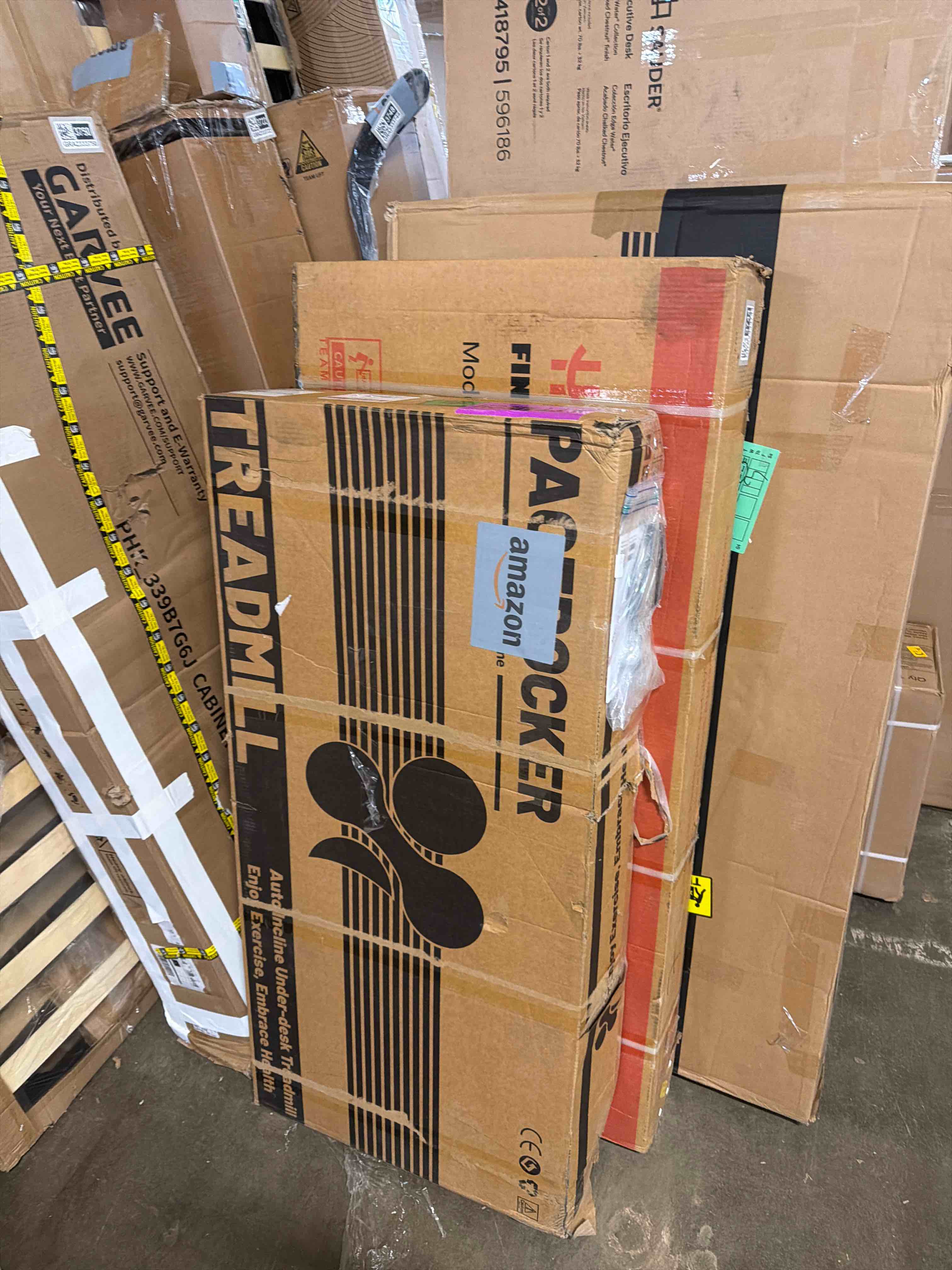 Condition photo showing New/Like New for PACEROCKER Walking Pad Treadmill with 12% 9-Level Auto Incline, 450 lbs Capacity Bluetooth Speaker Under Desk Treadmills for Home Hiking, 5 MPH