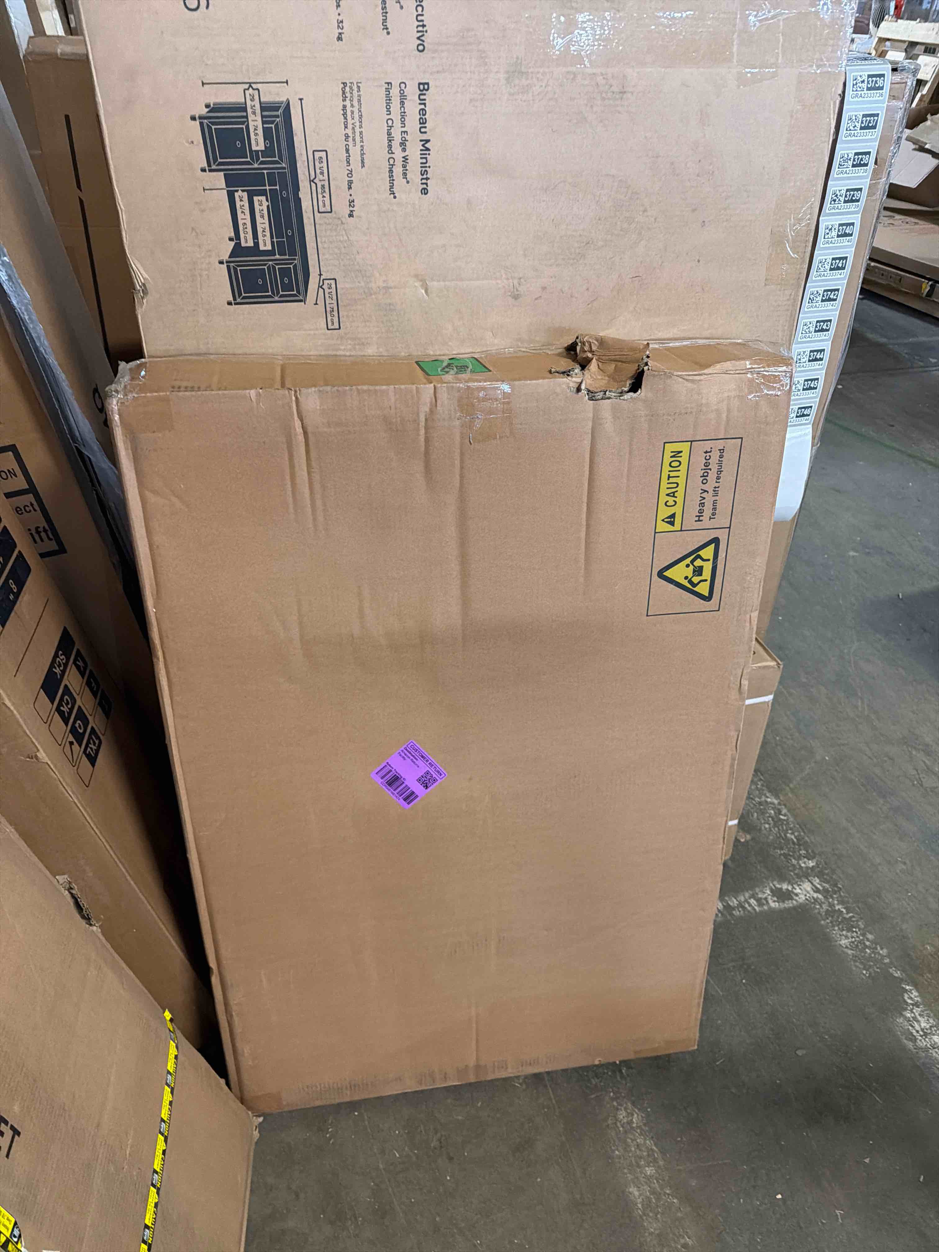 Condition photo showing New/Like New for Amazon Basics Heavy Duty Stackable Pet Kennel on Wheels with Tray, 42-inch (B07TPPVYLQ)