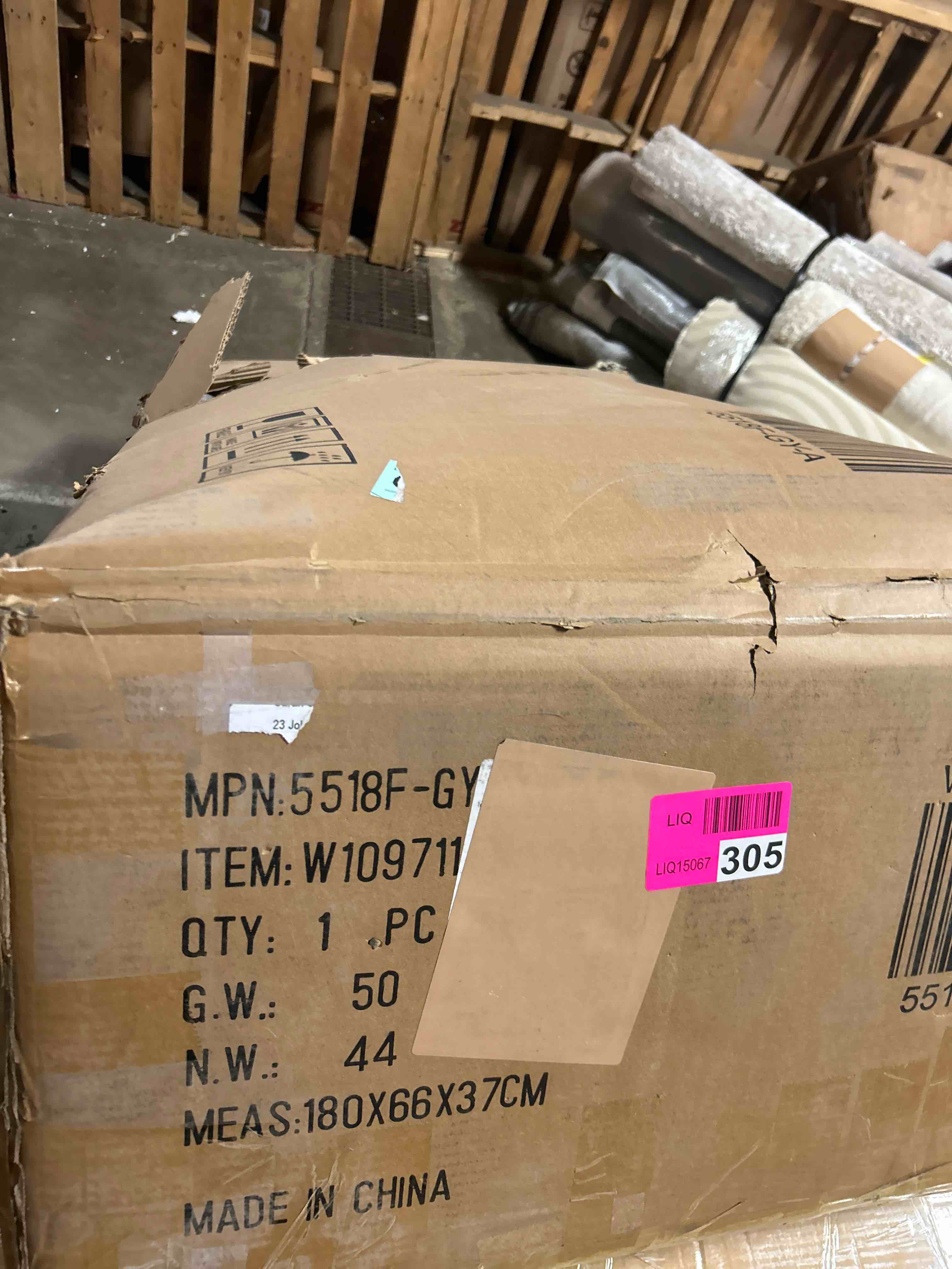 Condition photo showing As Is for Gurnaik Upholstered 3-Seater Sofa(Box 1 of 2)