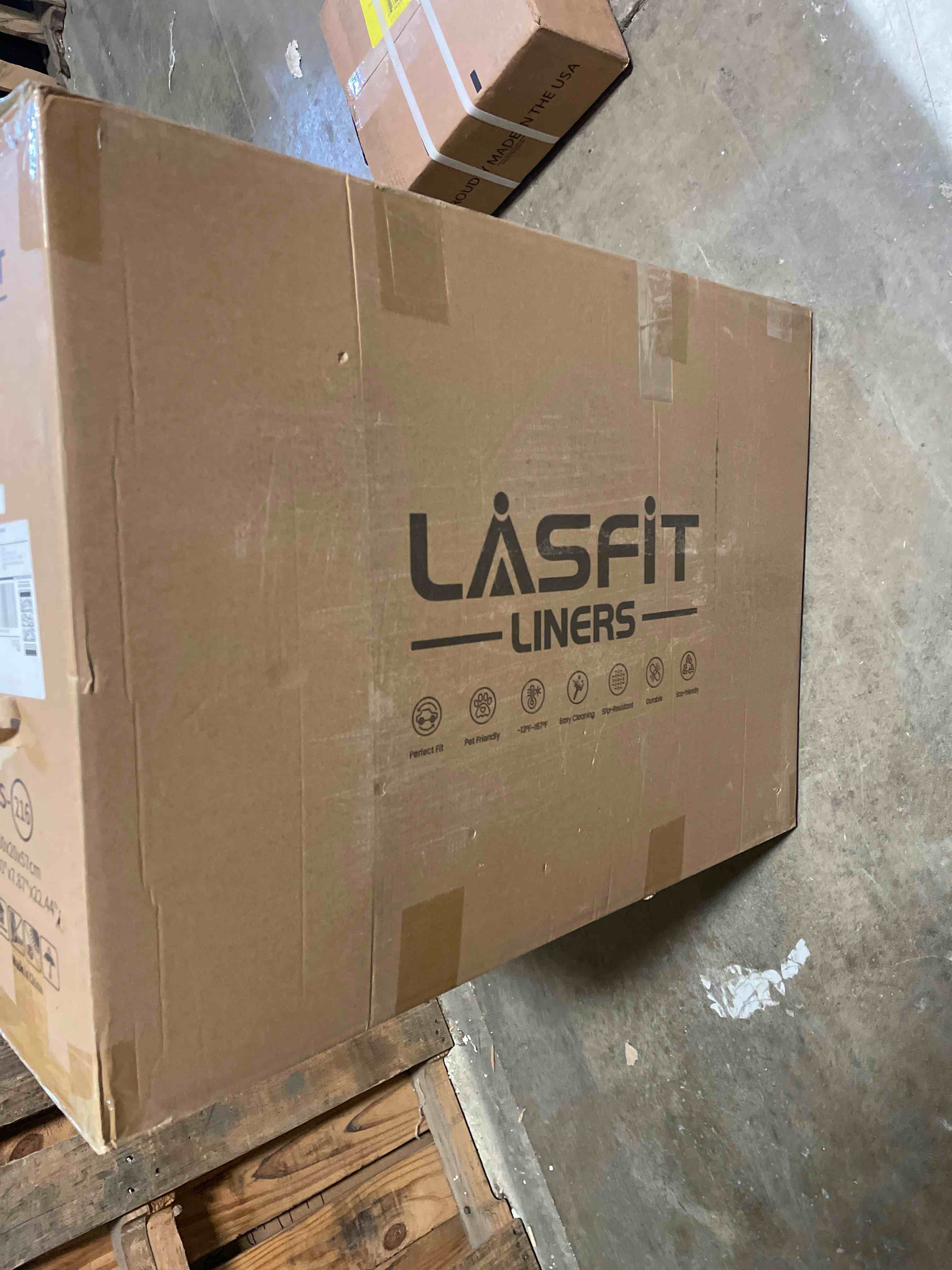 Condition photo showing New/Like New for LASFIT Floor Mats & Cargo Mat for Nissan Rogue 2021-2026 (Not Fit Rogue Sport), Custom Fit All Weather TPE Floor Liners for Nissan Rogue S/SV/SL/Platinum 2021-2026 Full Set Car Mats & Trunk Mat, Black