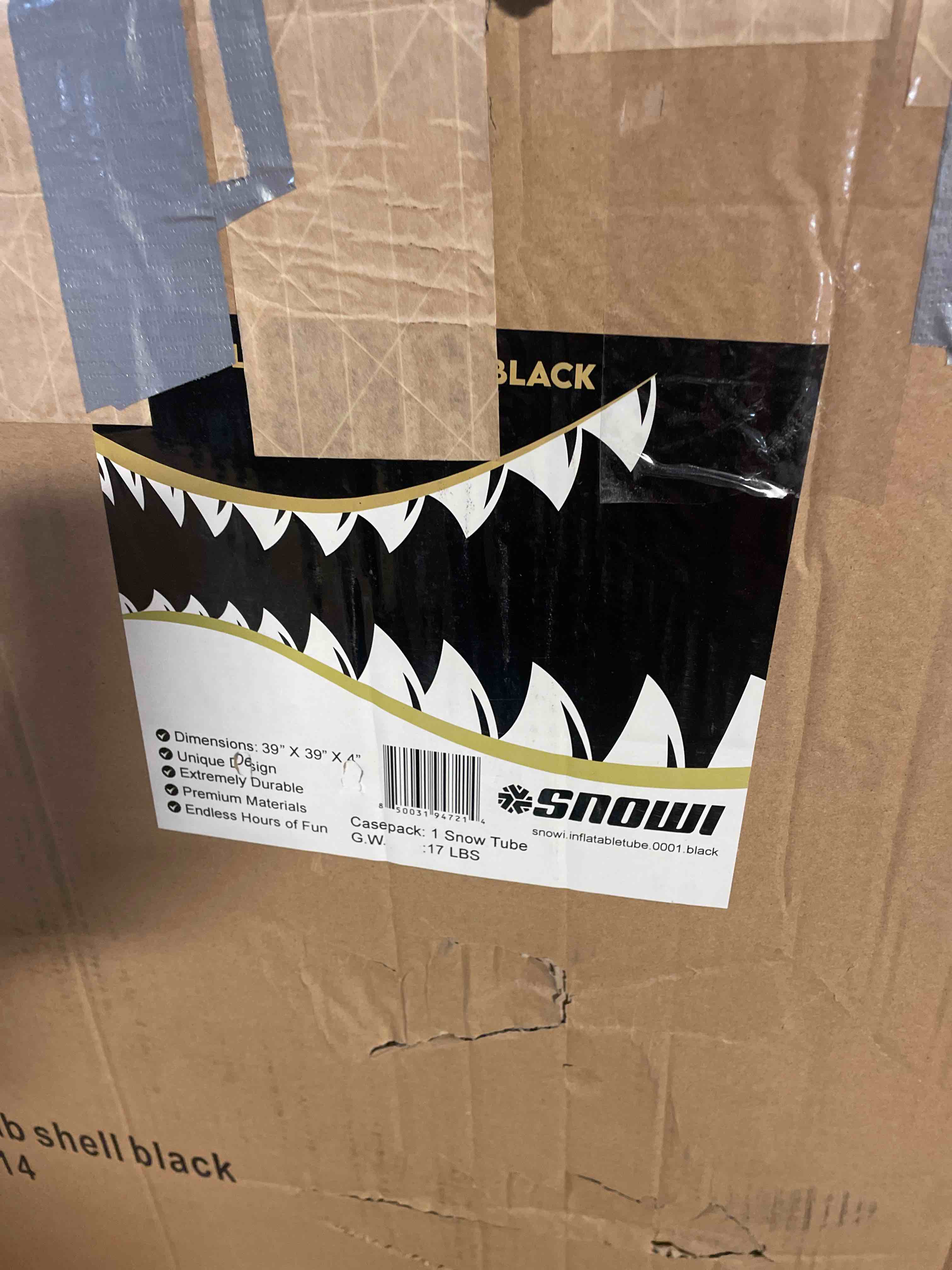 Condition photo showing Good Condition for The Snow Monster Snow Tube - Grey (used) 