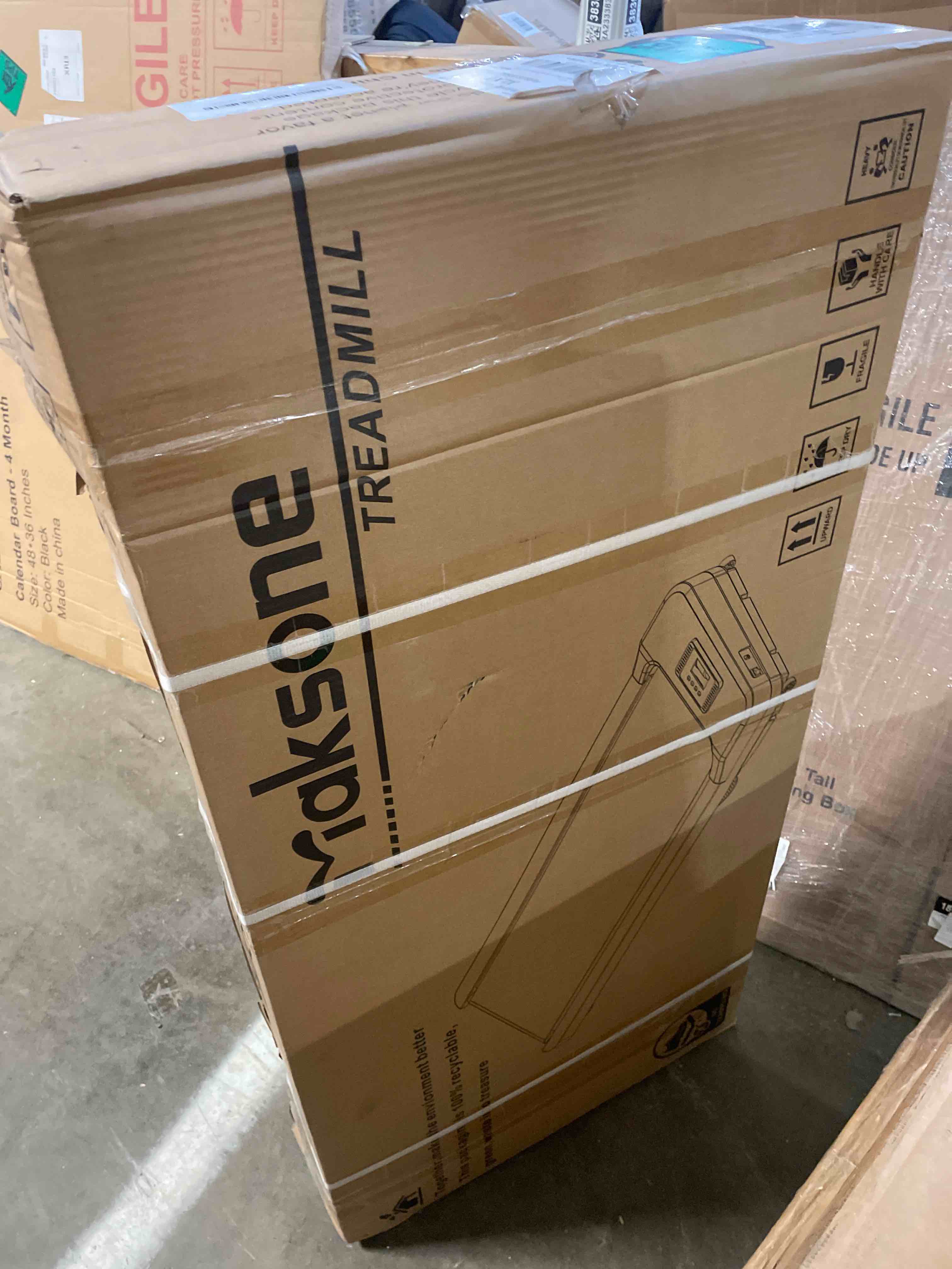 Condition photo showing Good Condition for Maksone Under Desk Treadmill, Expert of Wooden Walking Pad, Walking Jogging Machine with Remote Control, (used)