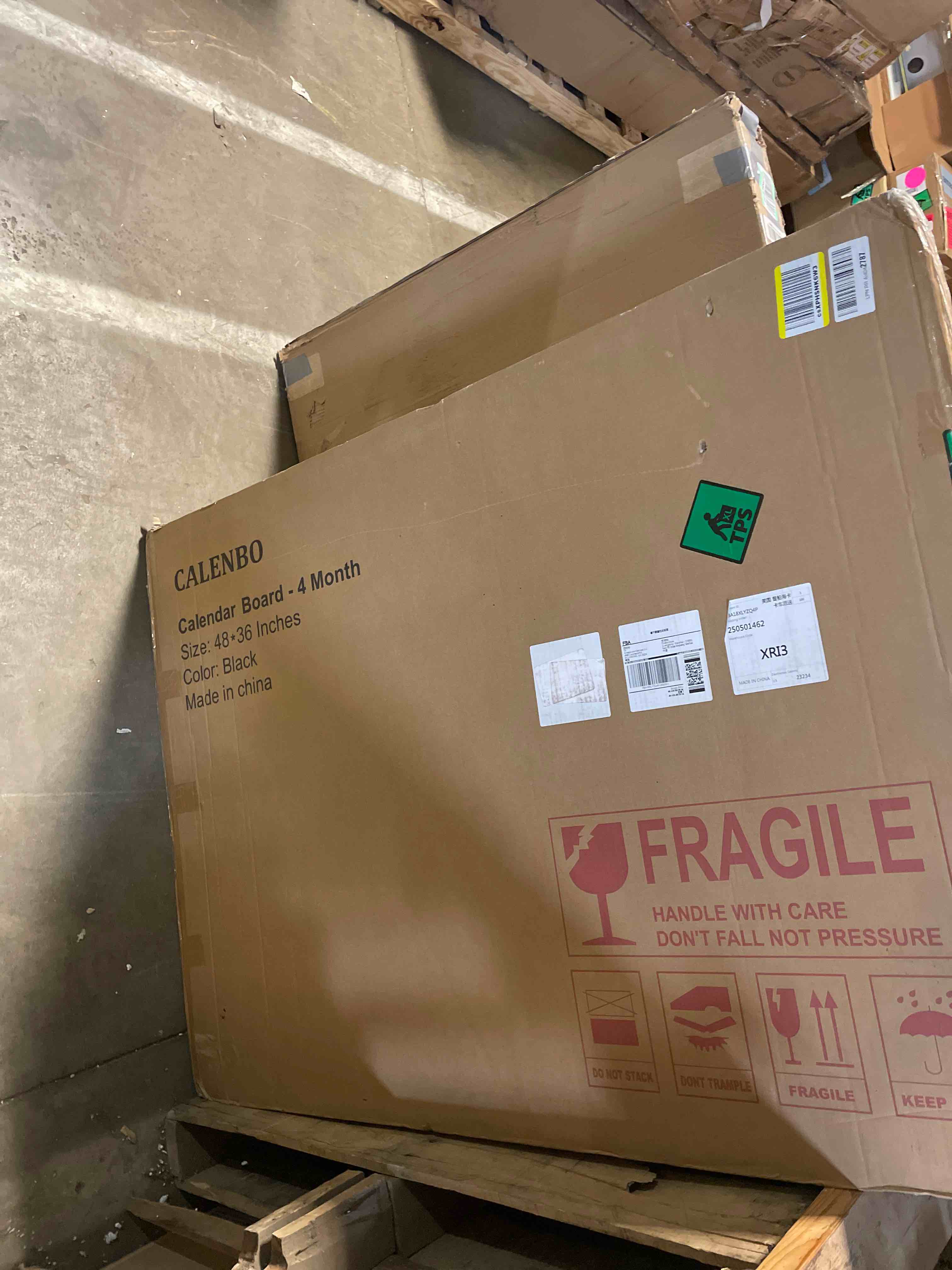 Condition photo showing New/Like New for Magnetic Calendar Whiteboard for Wall, 4 Month White Board Calendar Dry Erase Board 48" x 36", Wall Mounted Board Planner for Office, School, Home, Store