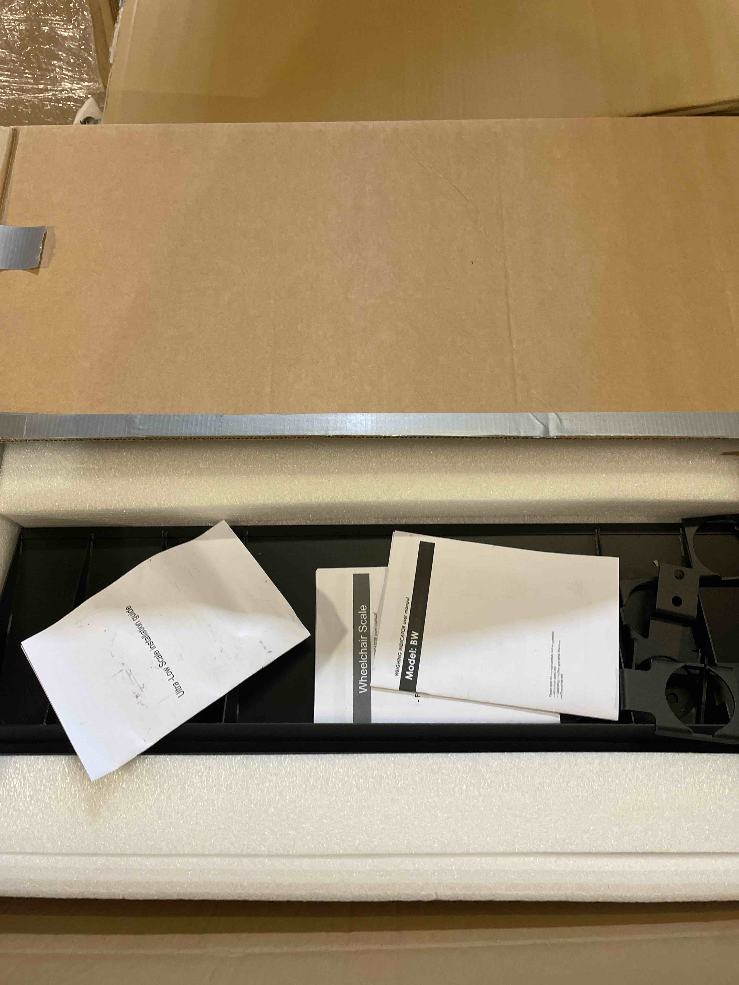 Condition photo showing New/Like New for MS-WCS1000 1000lb Wheelchair Scale/Portable Light Weight Floor Wheelchair Scale for Home or Senior Care House | with Dual Ramp