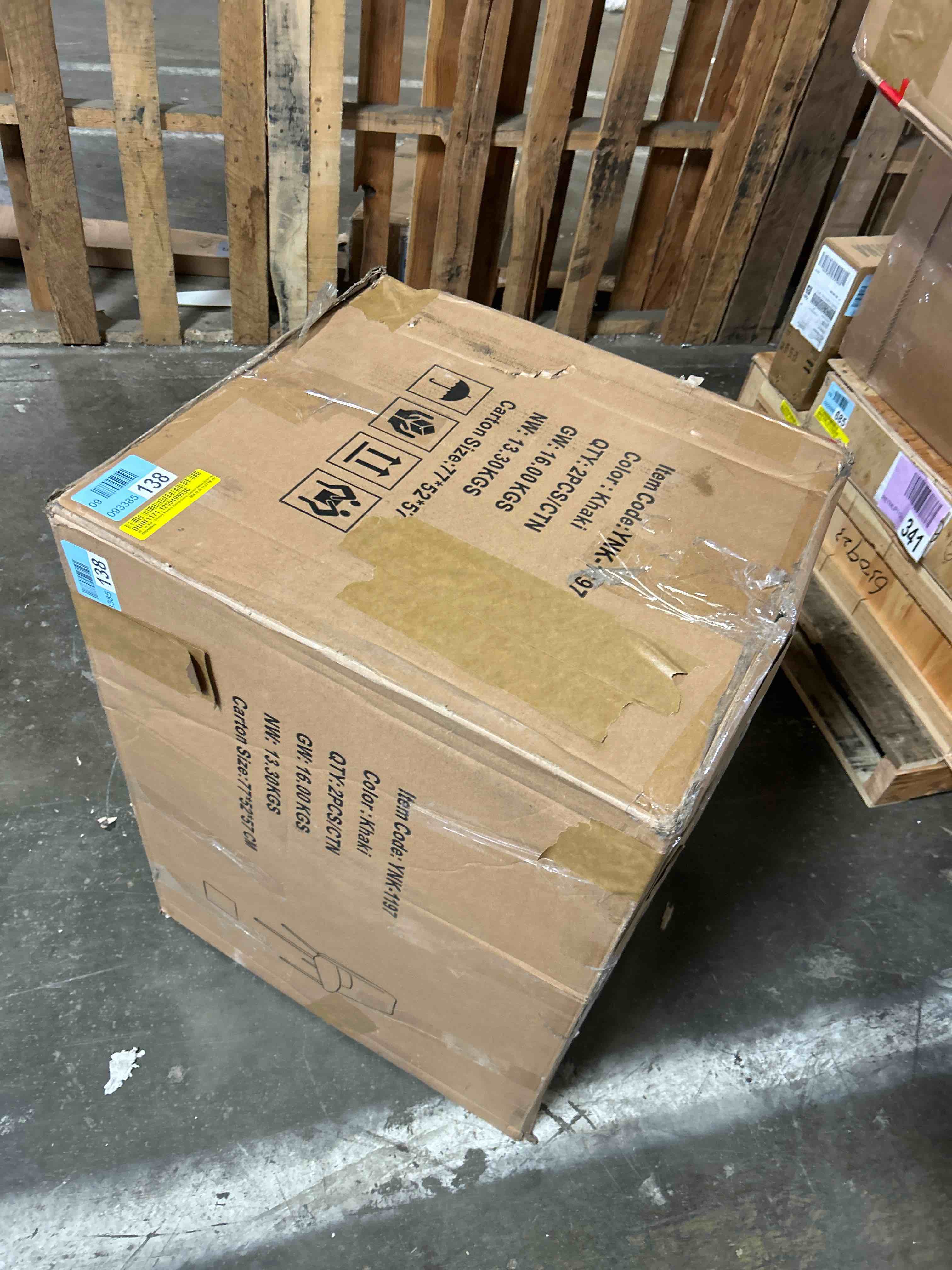 Condition photo showing New/Like New for 20.1"W Mid-Century Modern Dining Chairs, Fabric/Leather 