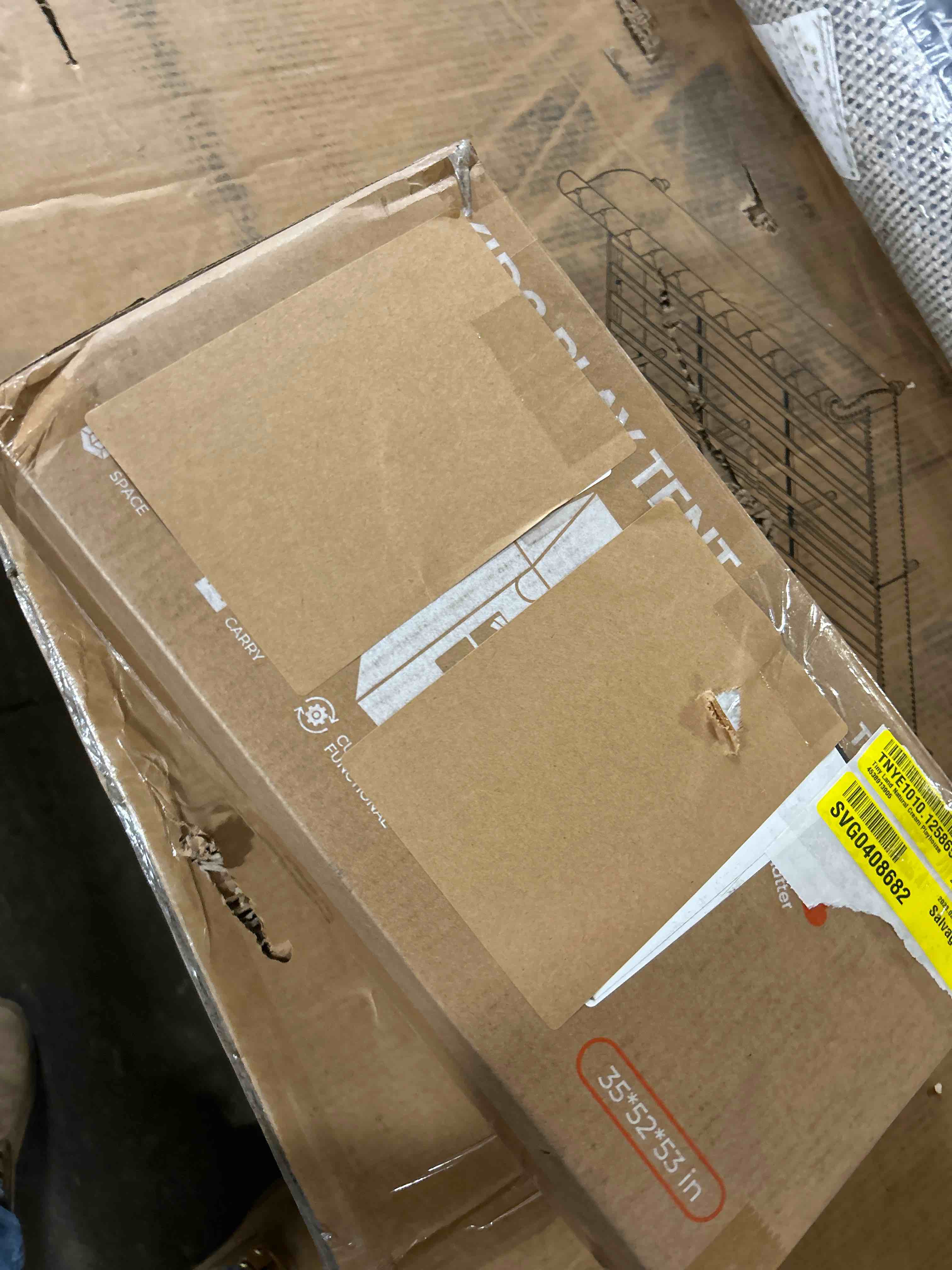 Condition photo showing New/Like New for Tiny Land Natural Cream Playhouse