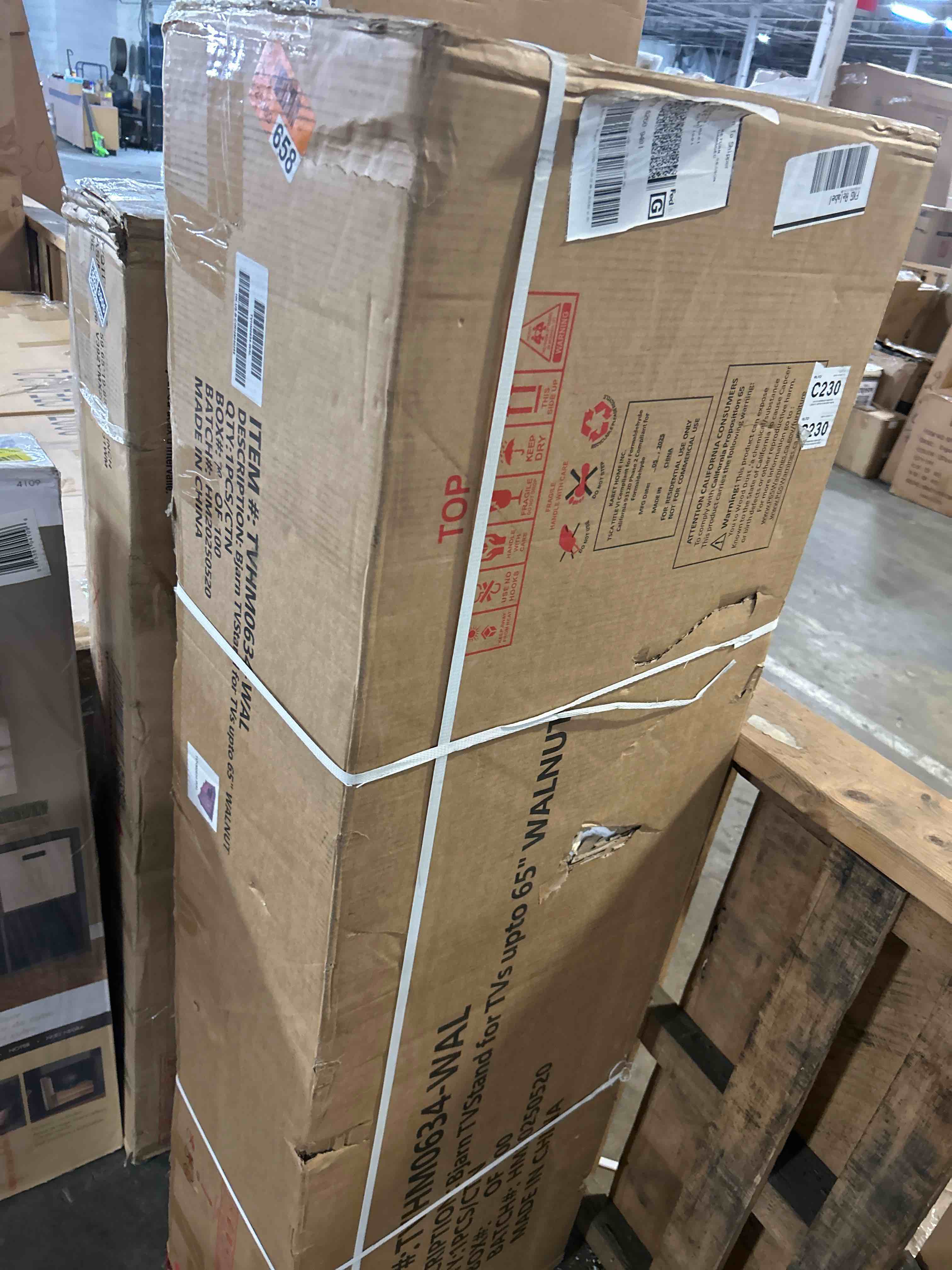 Condition photo showing New/Like New for Bjarn TV Stand for TVs up to 65" 