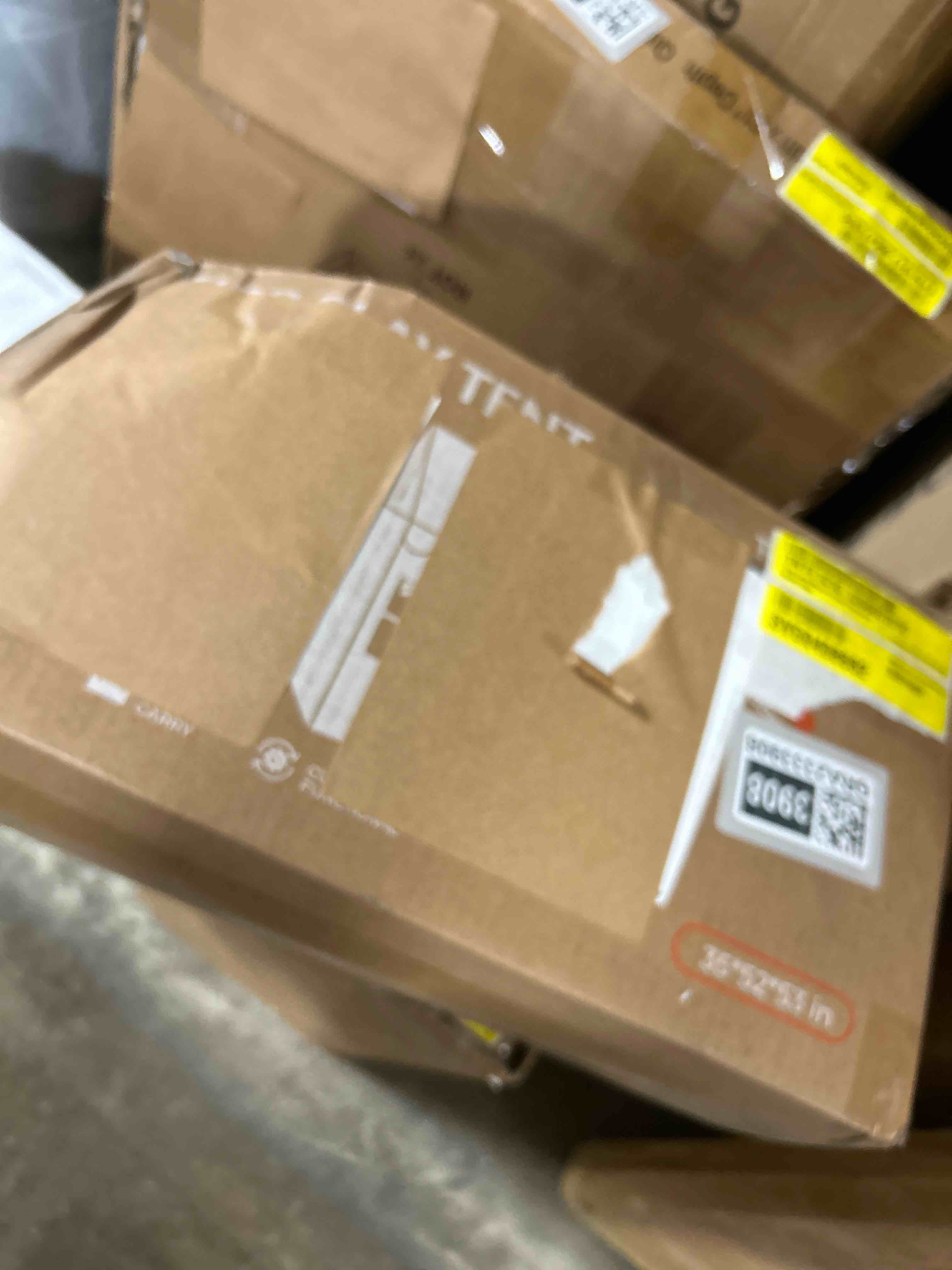 Condition photo showing Good Condition for Tiny Land Natural Cream Playhouse(box damaged )