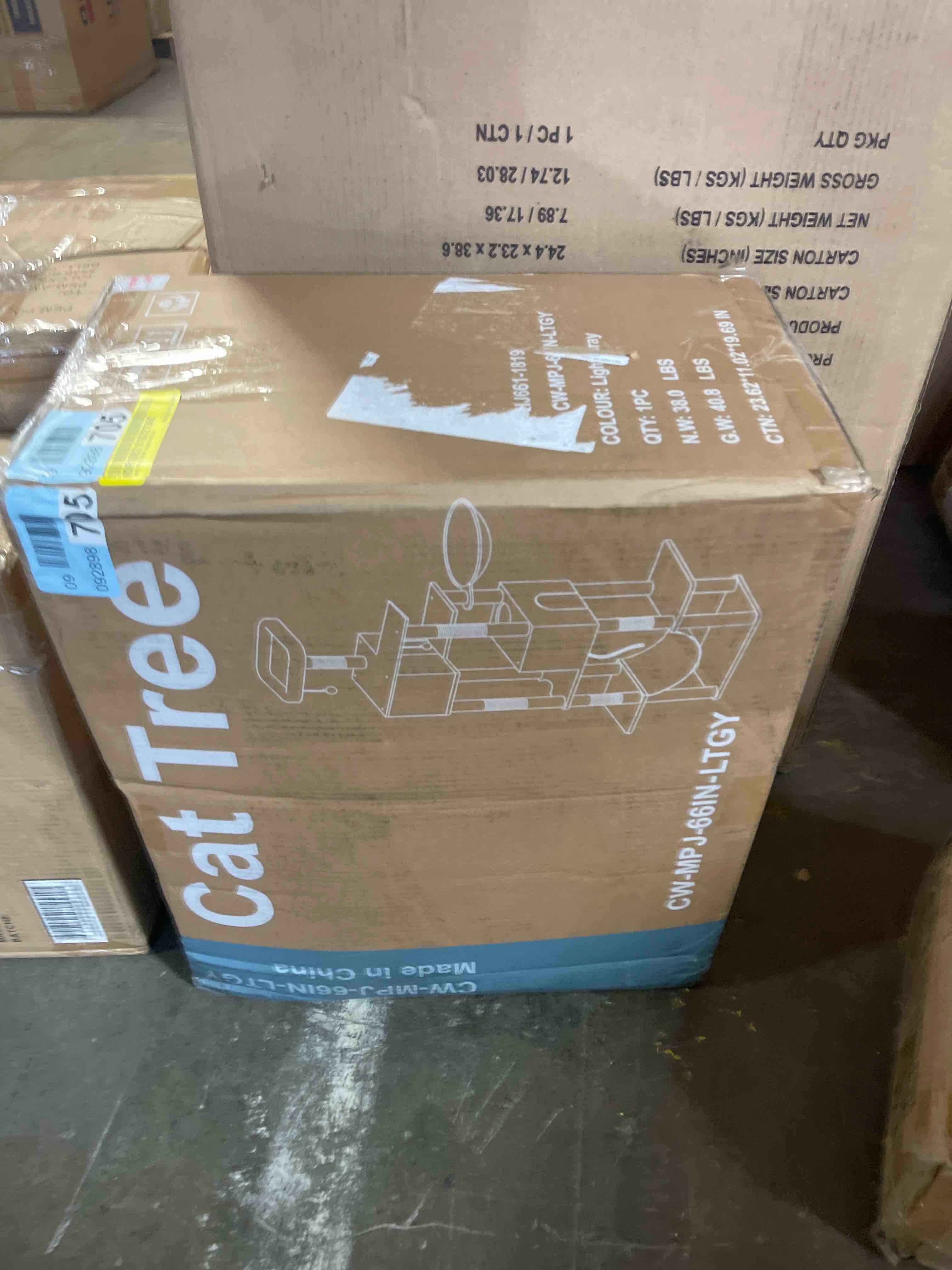 Condition photo showing New/Like New for Timmins 78.3" Multi-Level Cat Tree with Cat Scratching Posts, Warm Cat Condo For Indoors