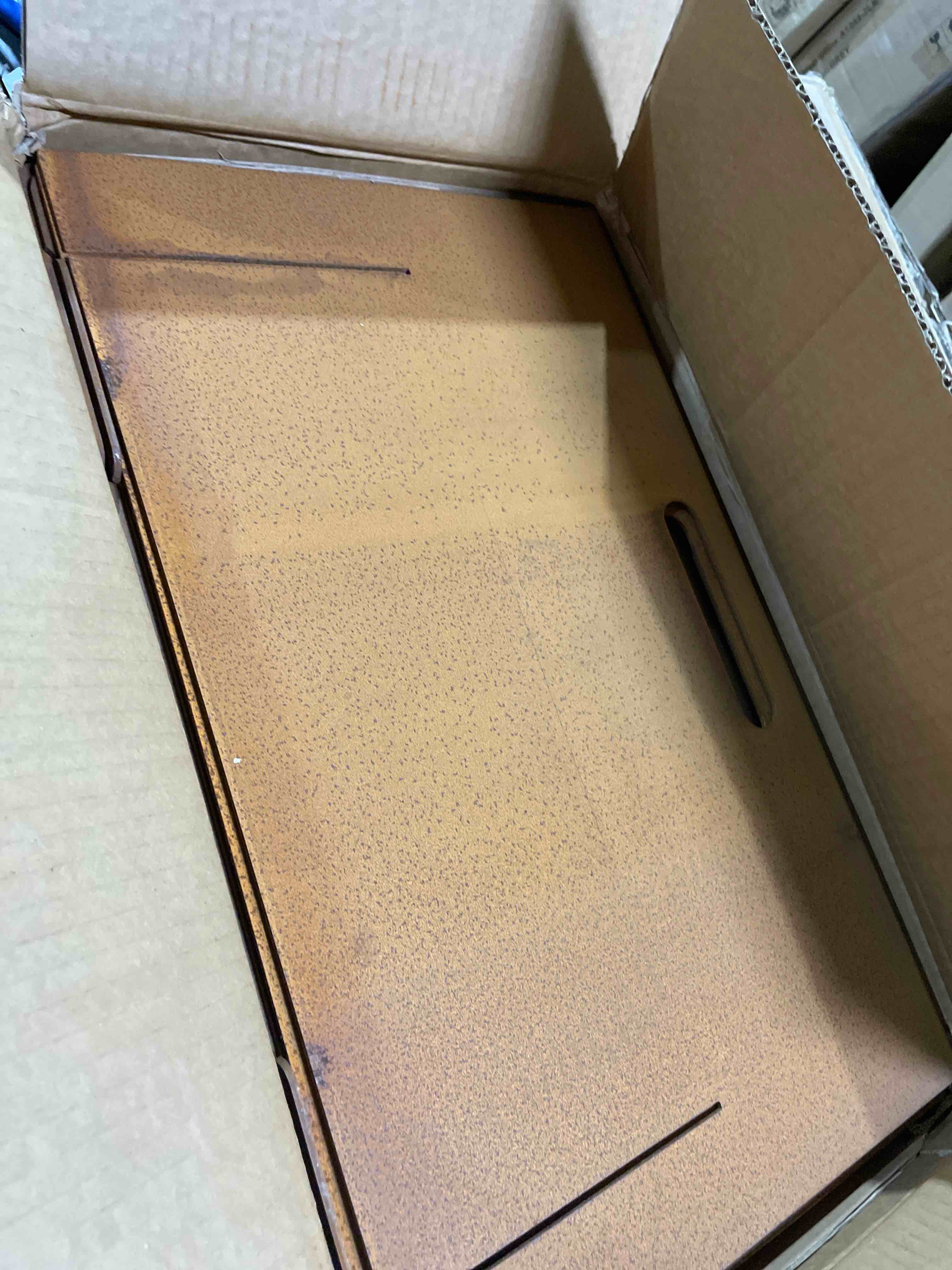 Condition photo showing New/Like New for (diff color-see pic))20 inch Fire Pit, Outdoor Portable Firepit with BBQ Tray, Detachable Camping Steel Fire Pits for Backyard, Patio, Picnic, Bonfire, Garden (Black-Large)
