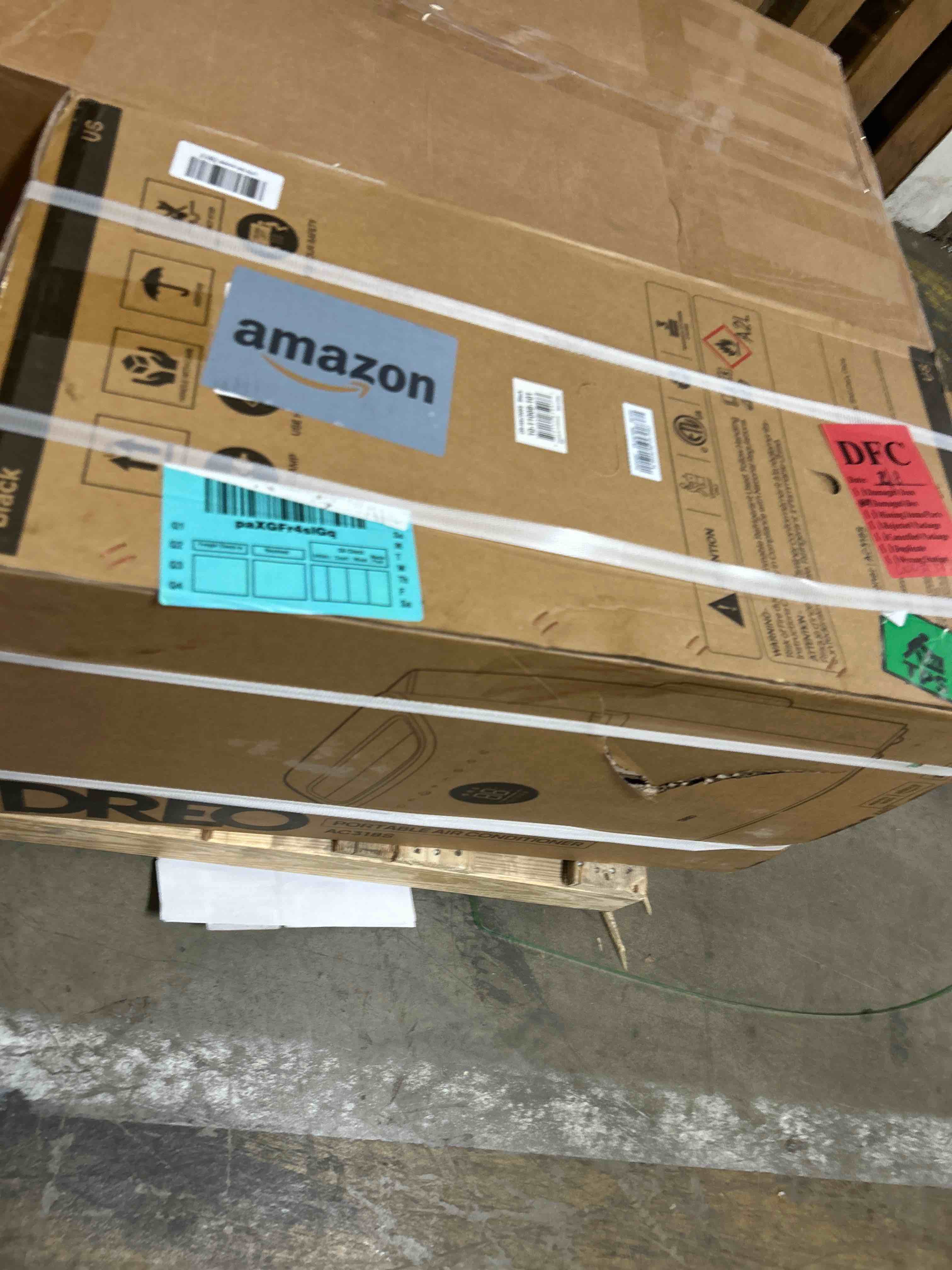 Condition photo showing New/Like New for DREO Portable Air Conditioners, 8000 BTU ASHRAE (5000 BTU DOE) Smart AC Unit for Bedroom with Drainage-free Cooling, 45dB Quiet, APP/Voice/Remote, Portable AC for Room Indoors, AC318S Black 8,000 BTU