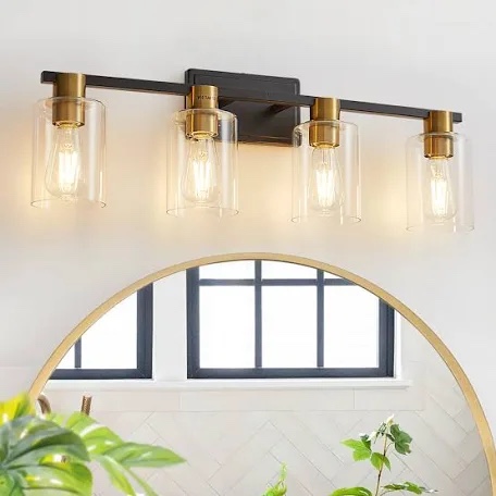 4- light dimmable vanity light