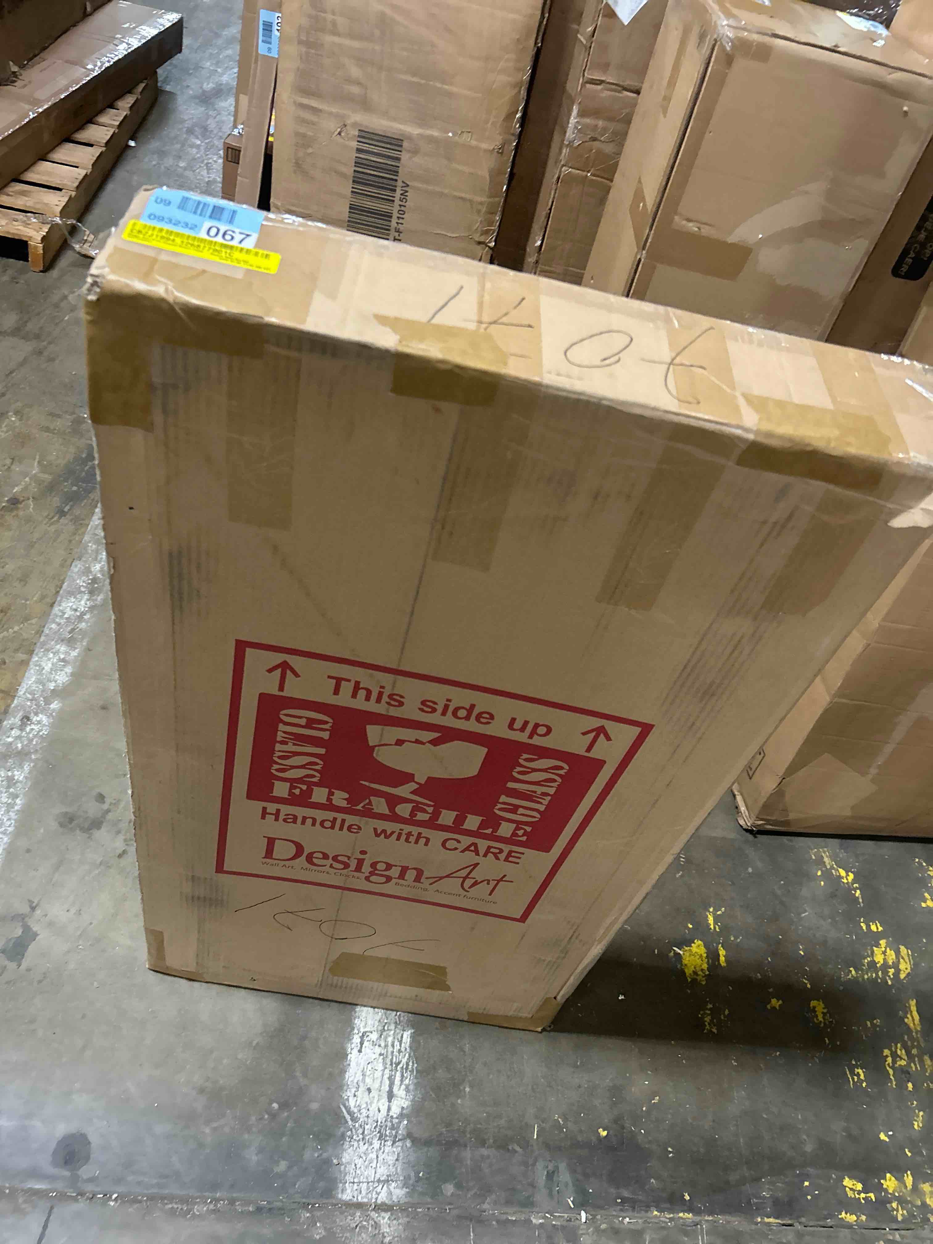 Condition photo showing New/Like New for Beige And Blue Coastal Beach Paint  4427232802  Beach Wall Art Set