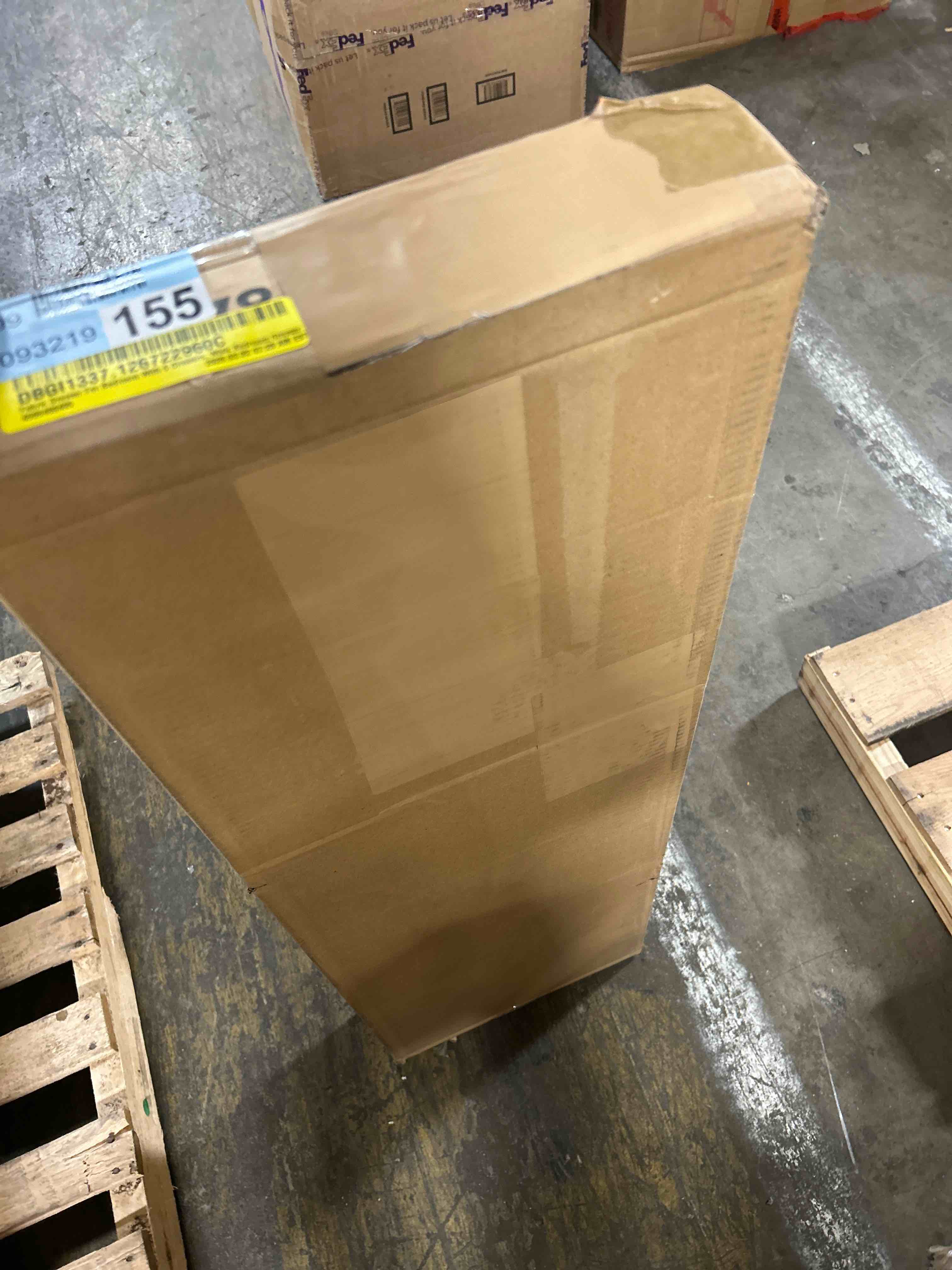 Condition photo showing As Is for Fabric Dresser For Bedroom With 5 Drawers(Incomplete)