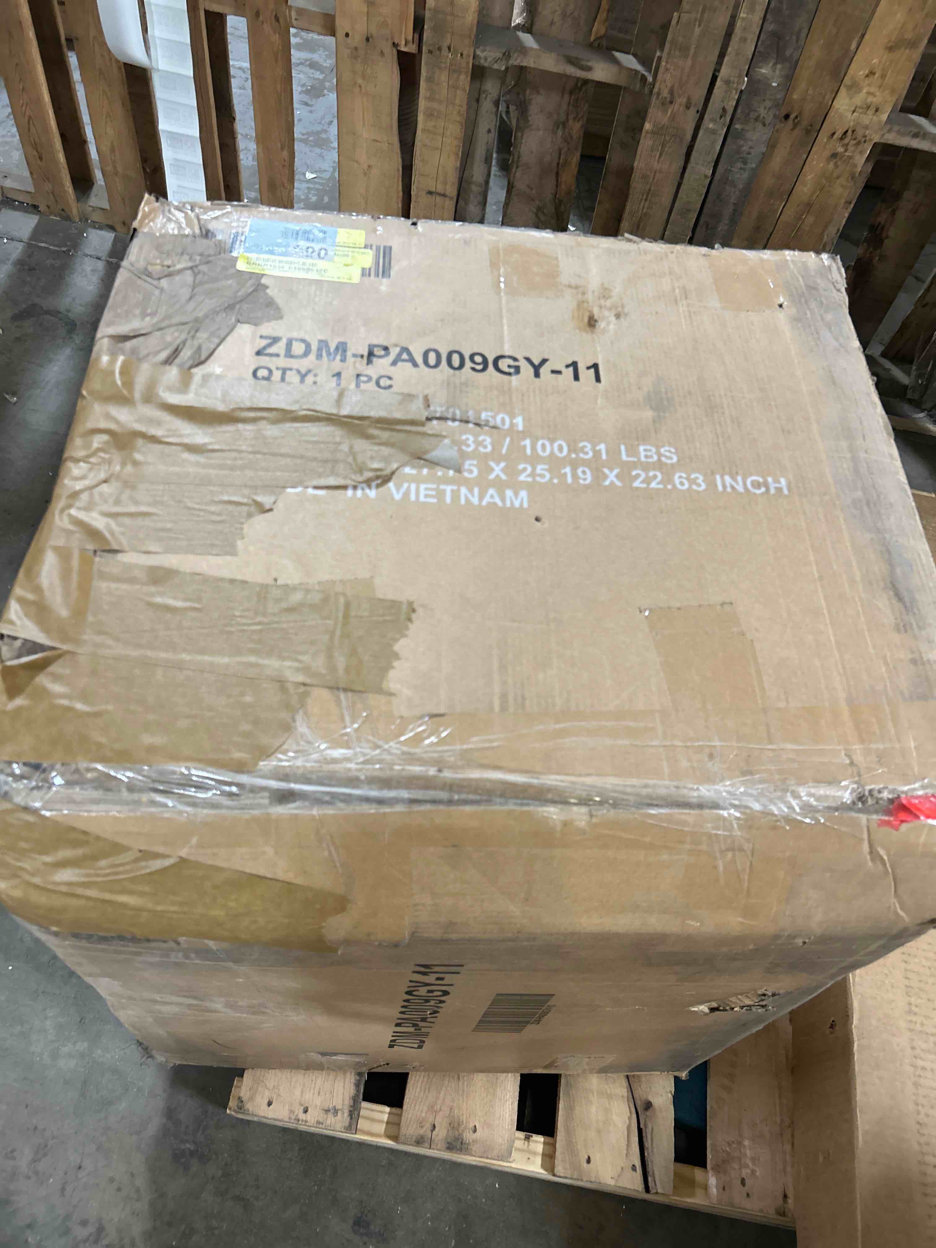 Condition photo showing As Is for 4 Person Sectional Seating Group with Cushions(Incomplete 1 piece to set only)