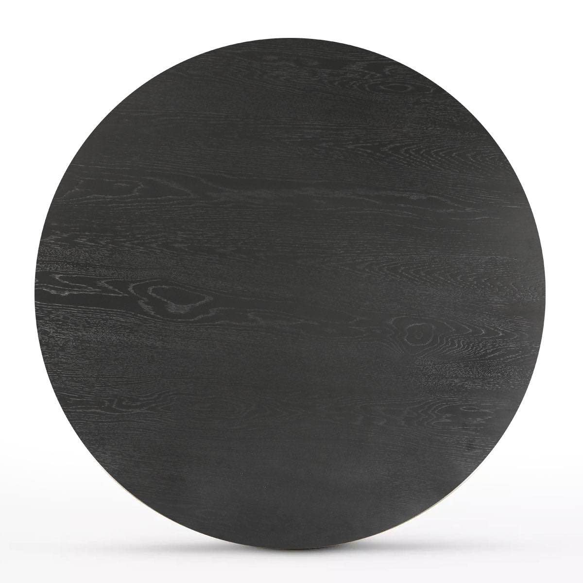 orchid 60" oak round pedestal dining table