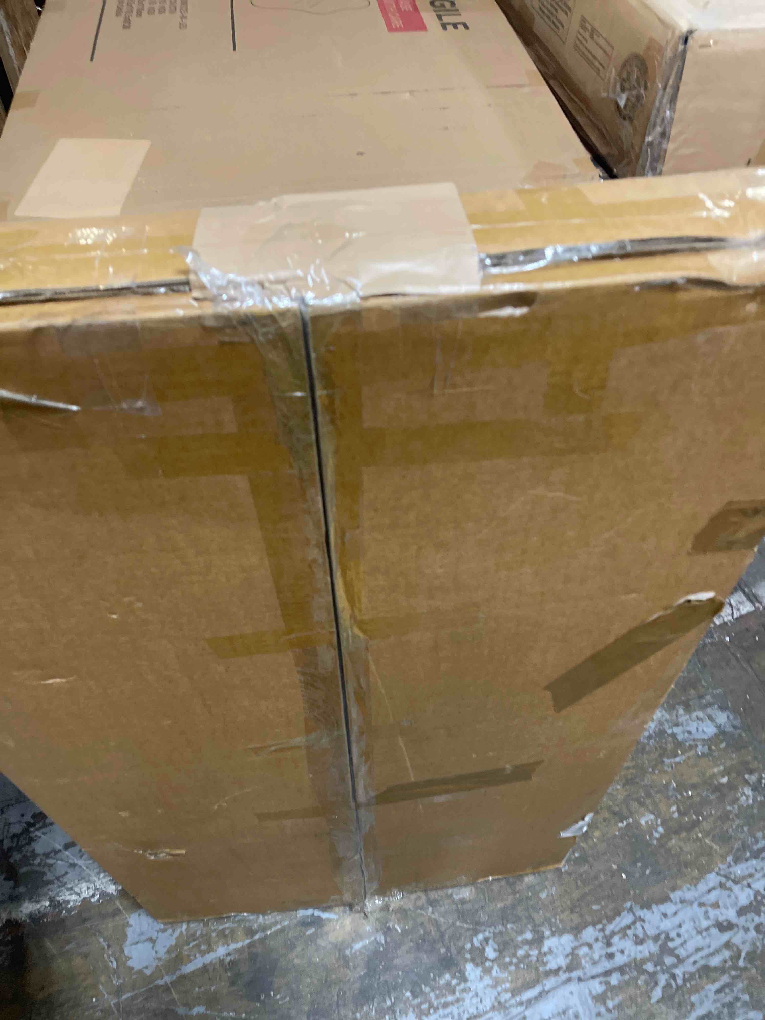 Condition photo showing As Is for Annique 31.65" W Electric Fireplace(Incomplete)