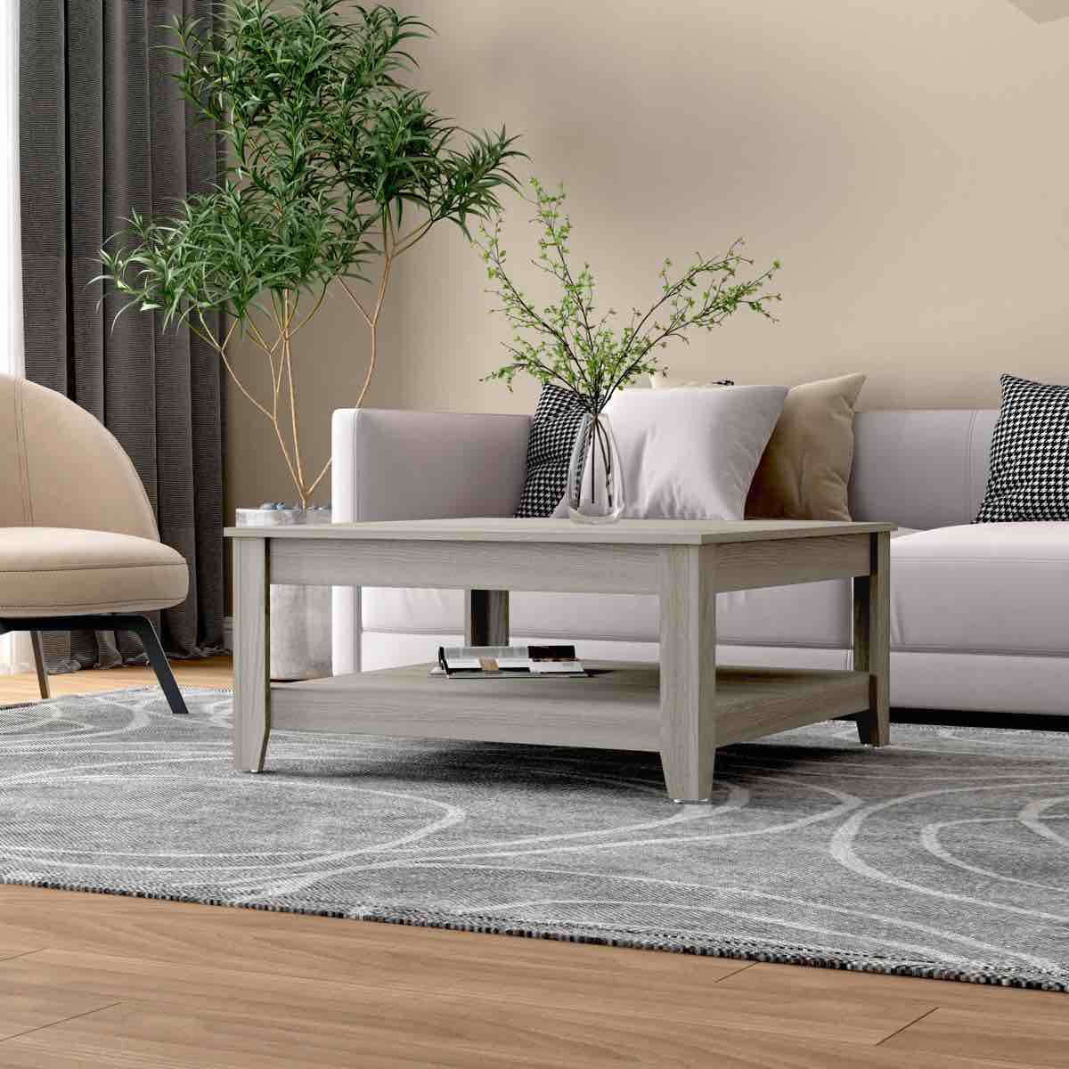 weddel basilico coffee table with storage