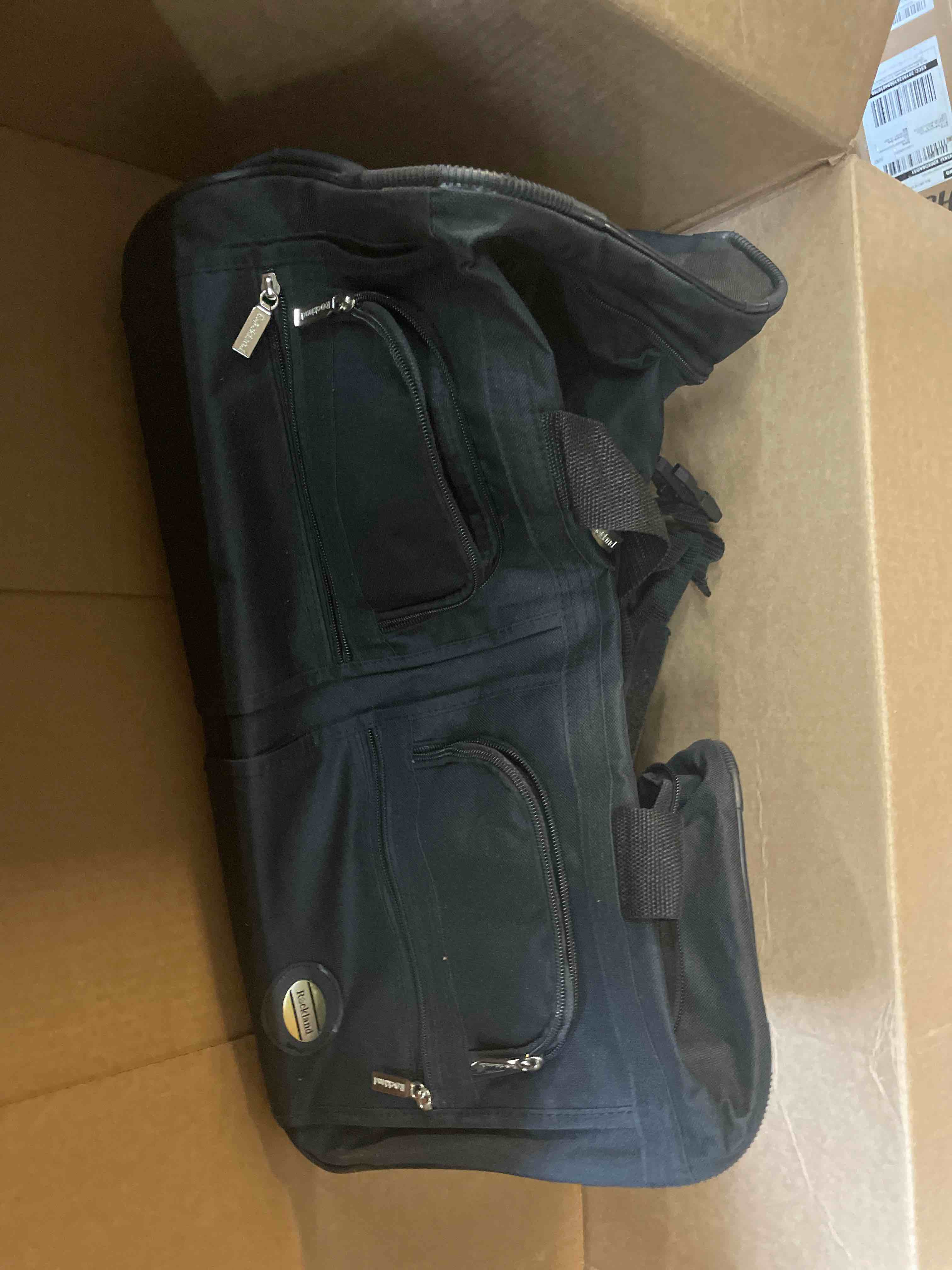 Condition photo showing Good Condition for Rockland Rolling Duffel Bag, Black, 22" 22 inches BLACK