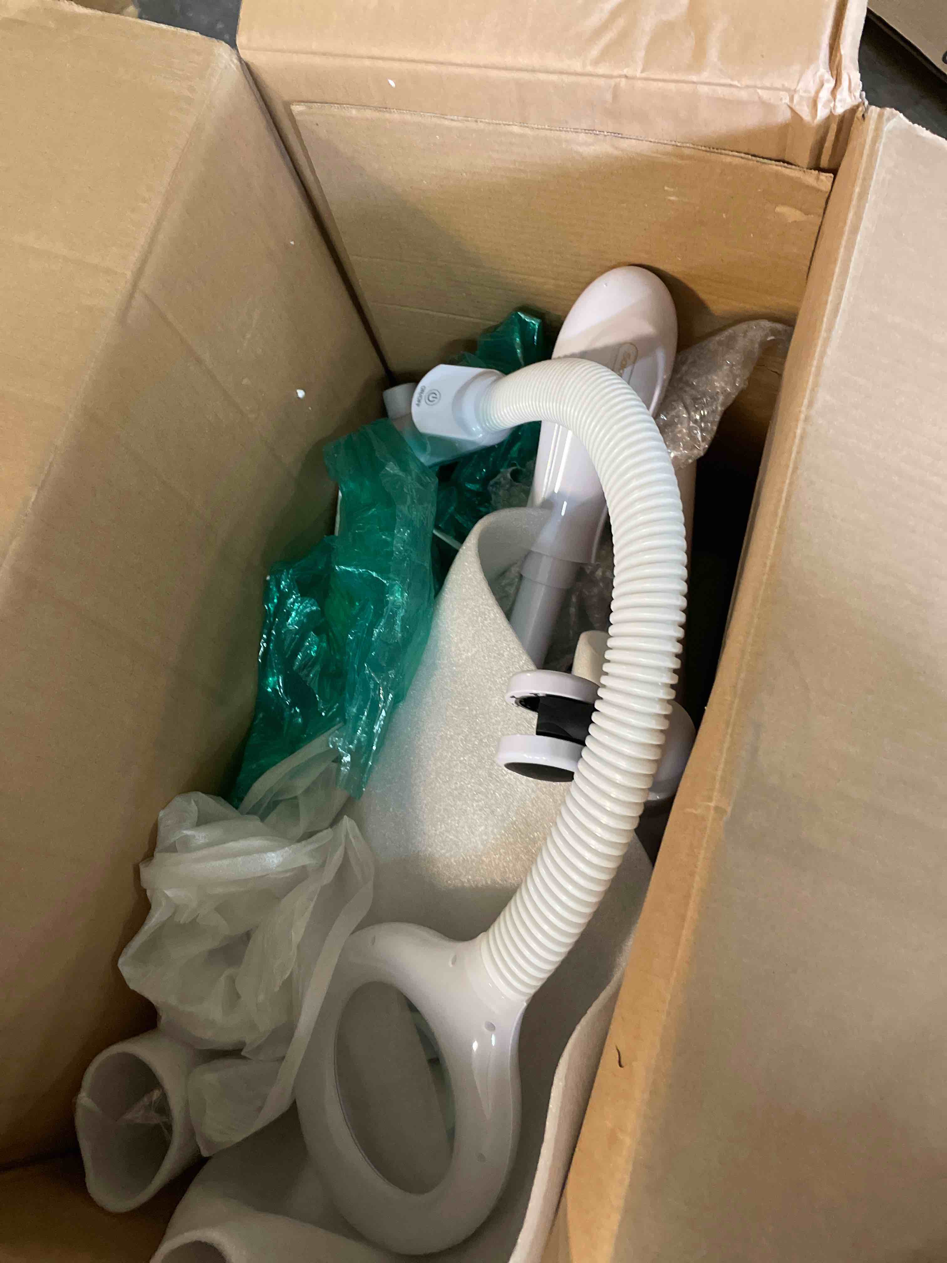 Condition photo showing As Is for Professional Facial Steamer for Deep Hydration,2in1 Ozone Face Steamer with 5X Magnifying Lamp,Suitable for Home Use or Beauty Spa Deep Cleansing and Hydration FS-0001 21-White