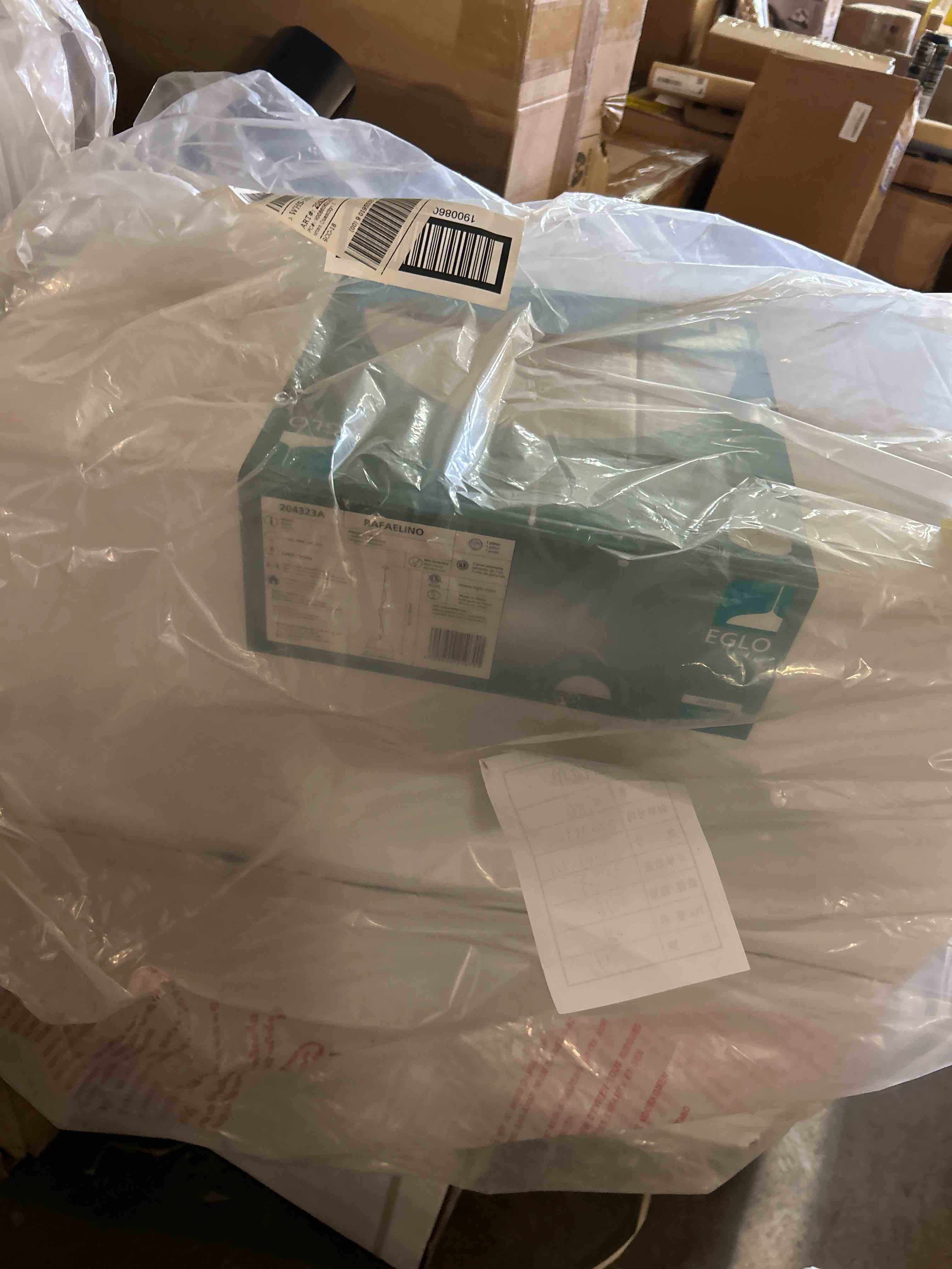 Condition photo showing New/Like New for Rafaelino 15" Wide Pendant(White)