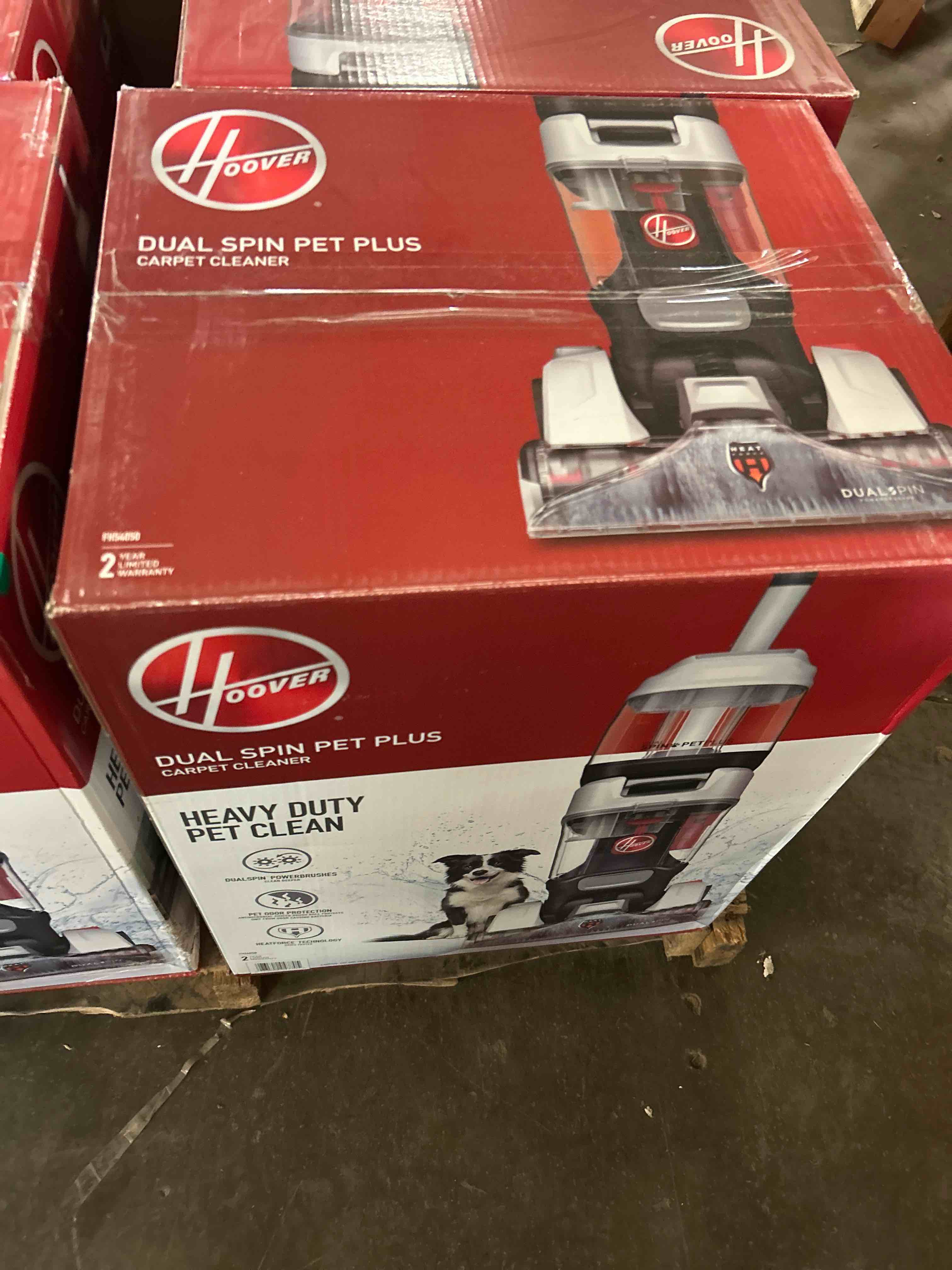 Condition photo showing New/Like New for Hoover Dual Spin Pet+ Upright Carpet Cleaner Machine, Carpet Shampooer Machine for Home and Pets, Includes Storage Mat, Pair with a Hoover Carpet Cleaner Solution for a Bright, Refreshed Home