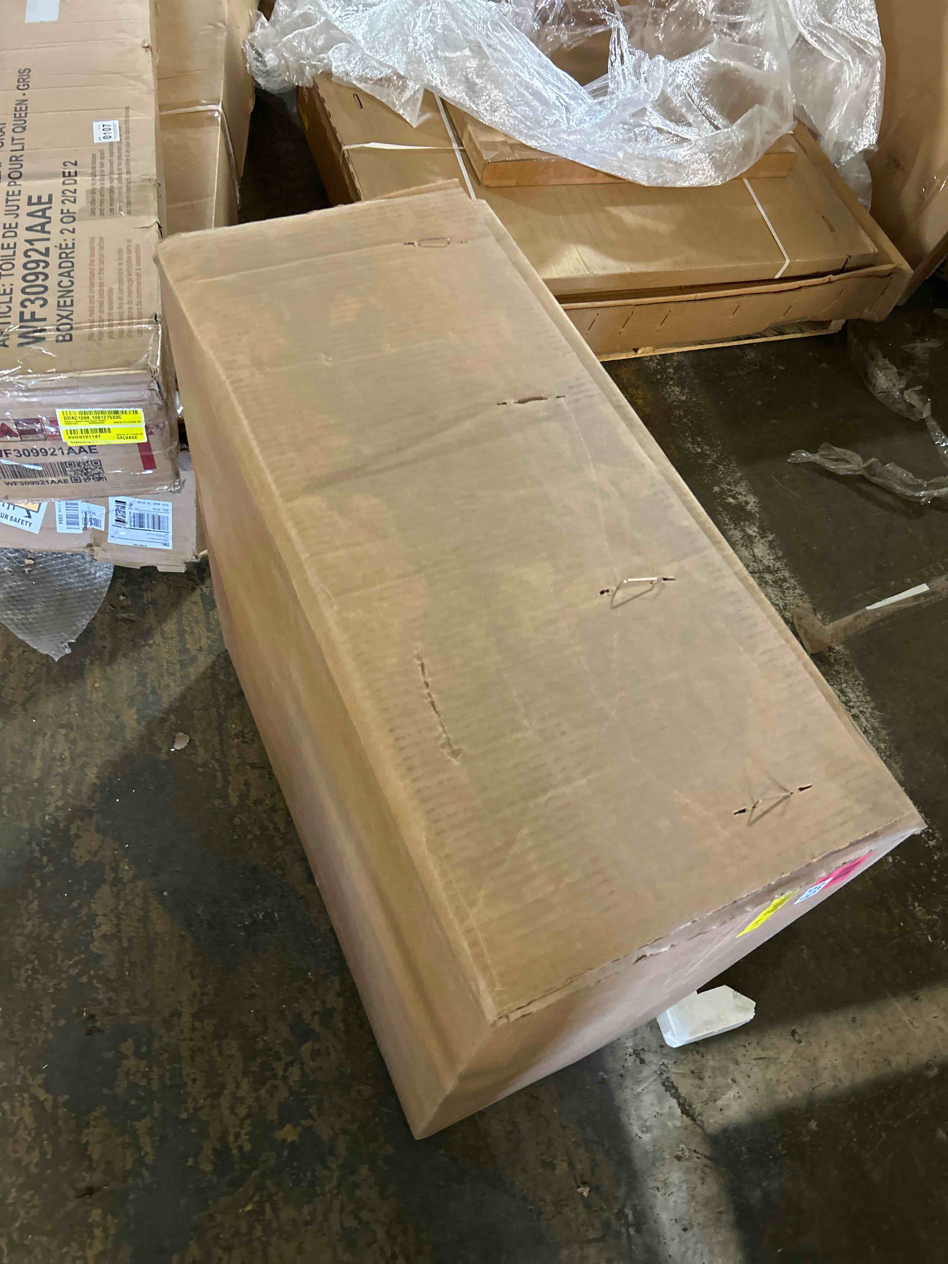 Condition photo showing Good Condition for Logan 24" 1-Drawer Nightstand(Grey color)