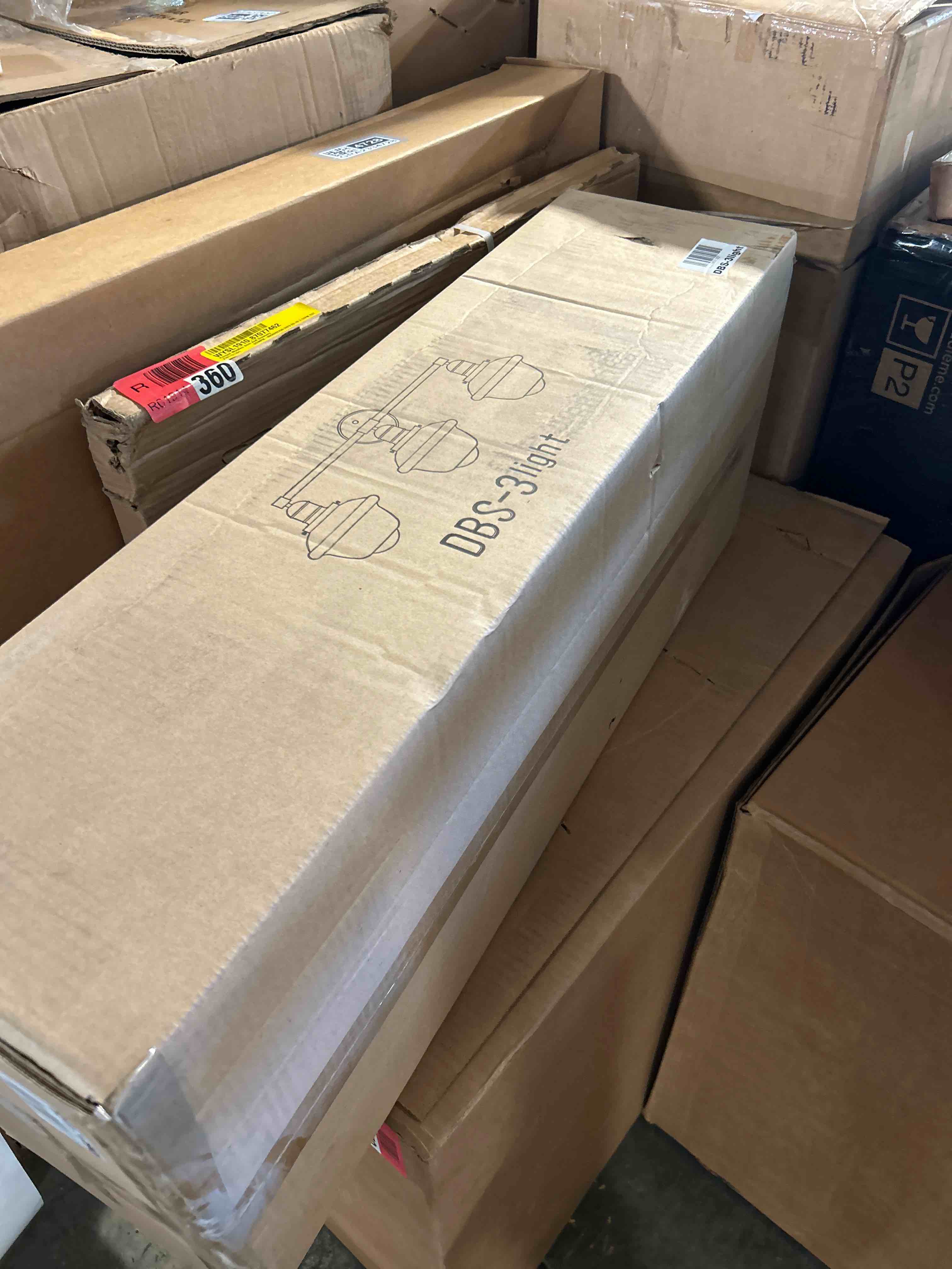 Condition photo showing New/Like New for Innovations Lighting Oxford - 3 Light Bath Vanity in Industrial Style-10 Inches Tall and 24.5 Inches Wide-Matte Black Finish-Matte White Glas