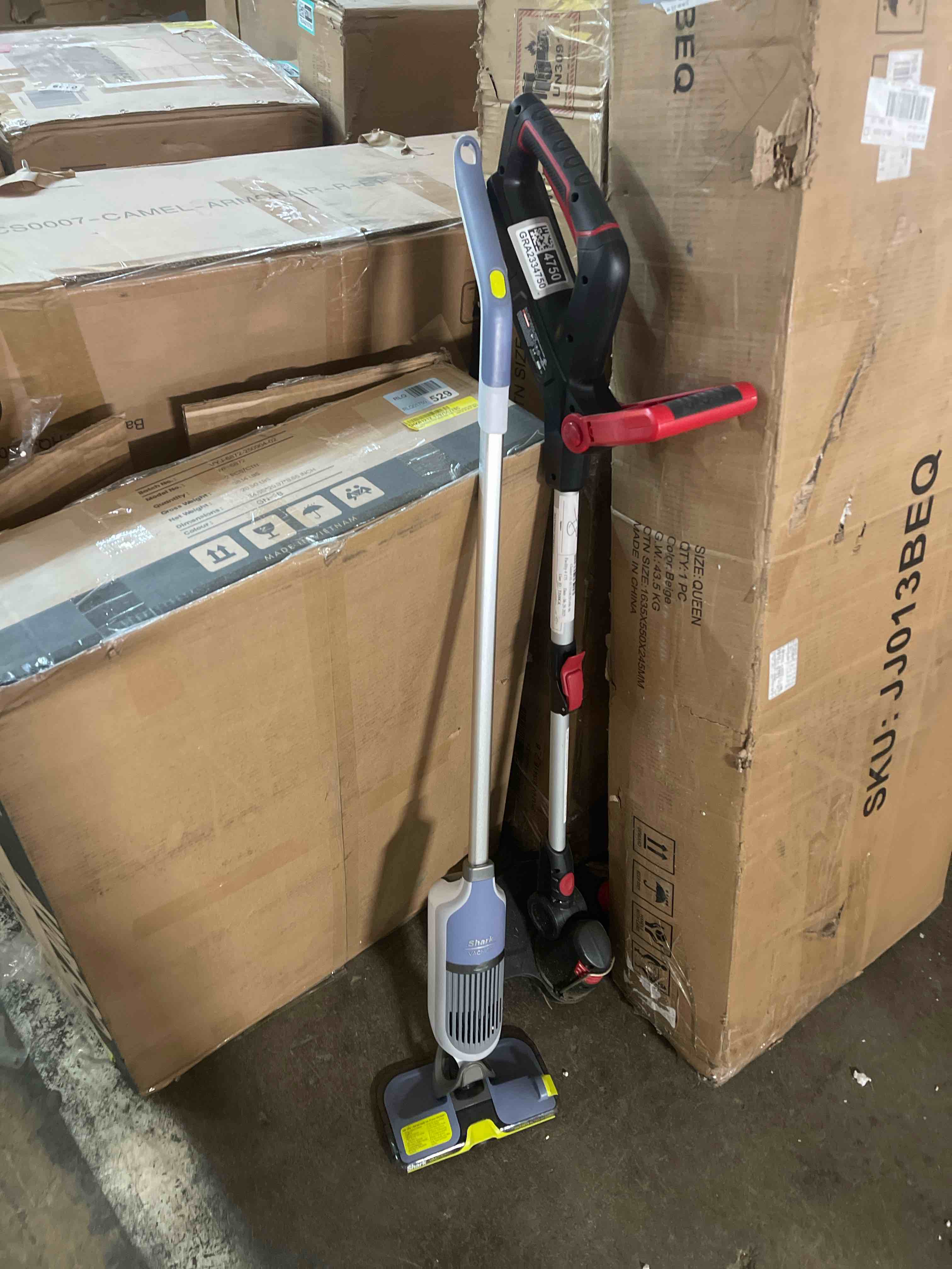 Condition photo showing New/Like New for Shark VACMOP Reveal New Cordless Hard Floor Cleaner, Vacuum & Spray Mop, Powerful Suction, Lightweight, Illumination Light, Includes 4 Disposable Pads, 12oz Pet Multi-Surface Cleaning Solution, VM401