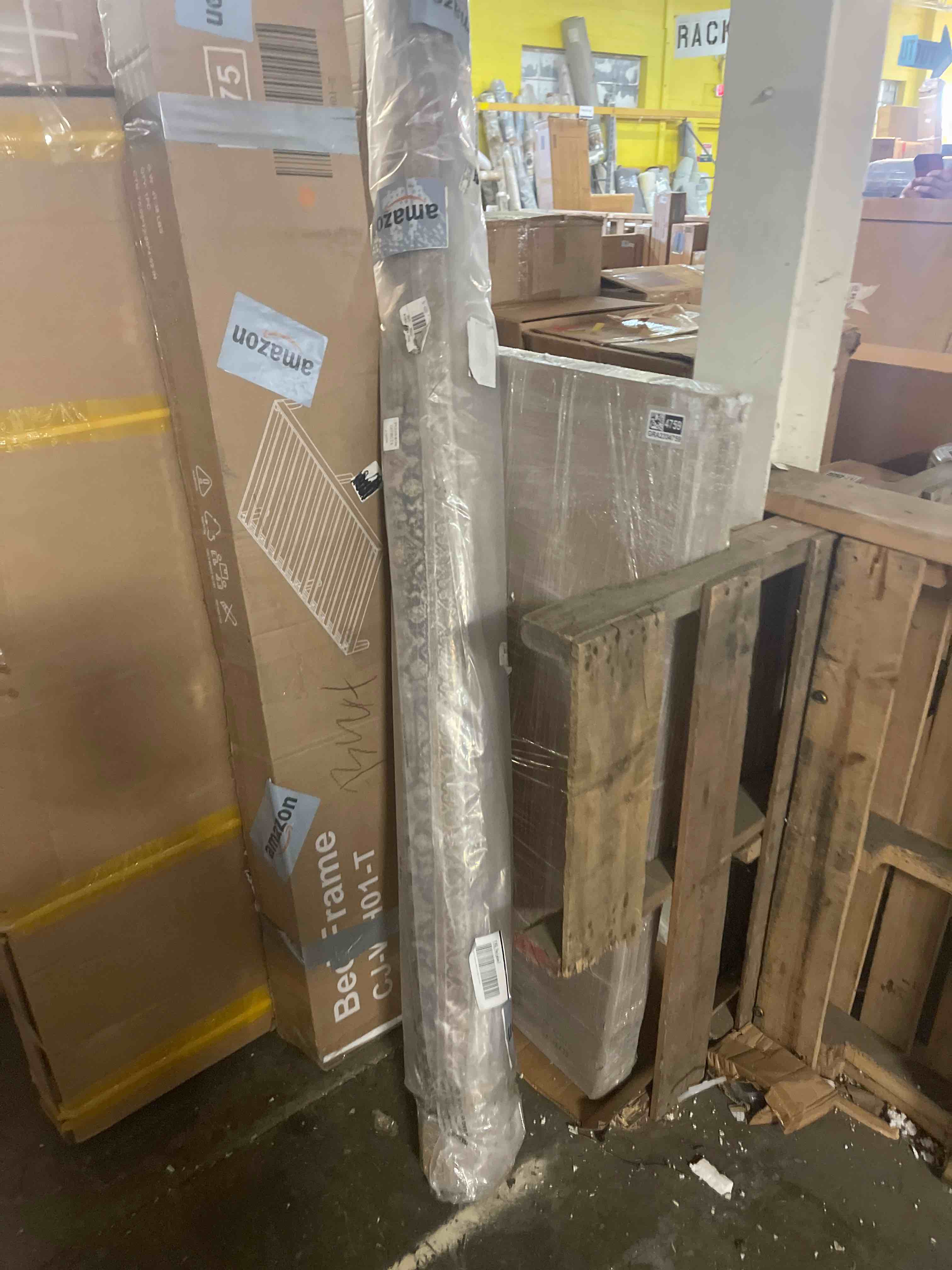 Condition photo showing New/Like New for Home Dynamix Premium Sakarya Traditional Medallion Border Area Rug, Navy Blue/Brown, 7'8"x10'7" Rectangle Navy Blue/Brown 7'8" x 10'7" (Rectangular)