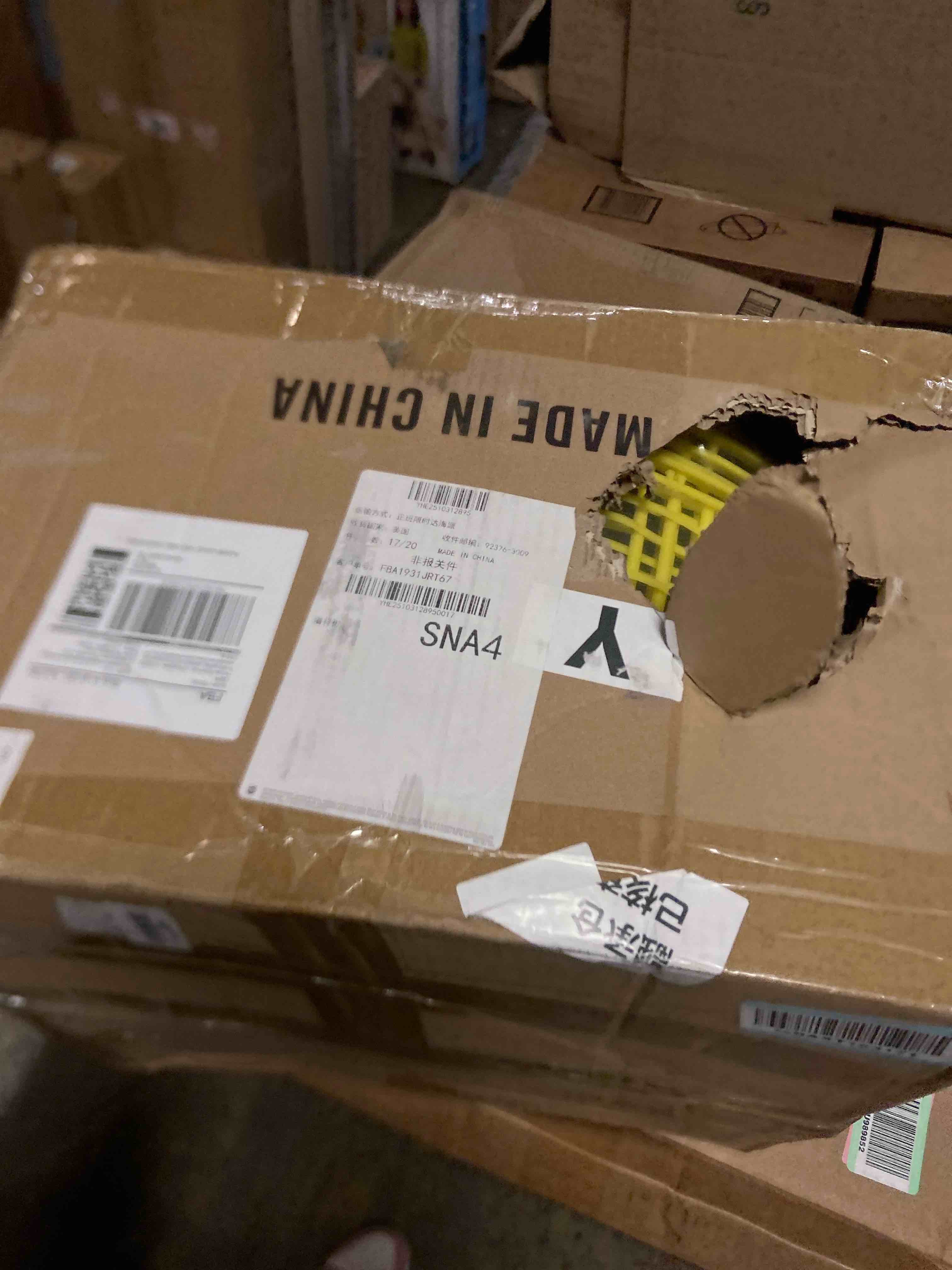 Condition photo showing New/Like New for 3 Pcs 11.8 Inch Yellow 2026 Chicken Ball Cage, Plastic Rolling Orb Movable for Chickens Rabbits Birds Pigeons, Outdoor Farm Range Portable Round Coop Hutch Safety Globe Prevents Dog Bites