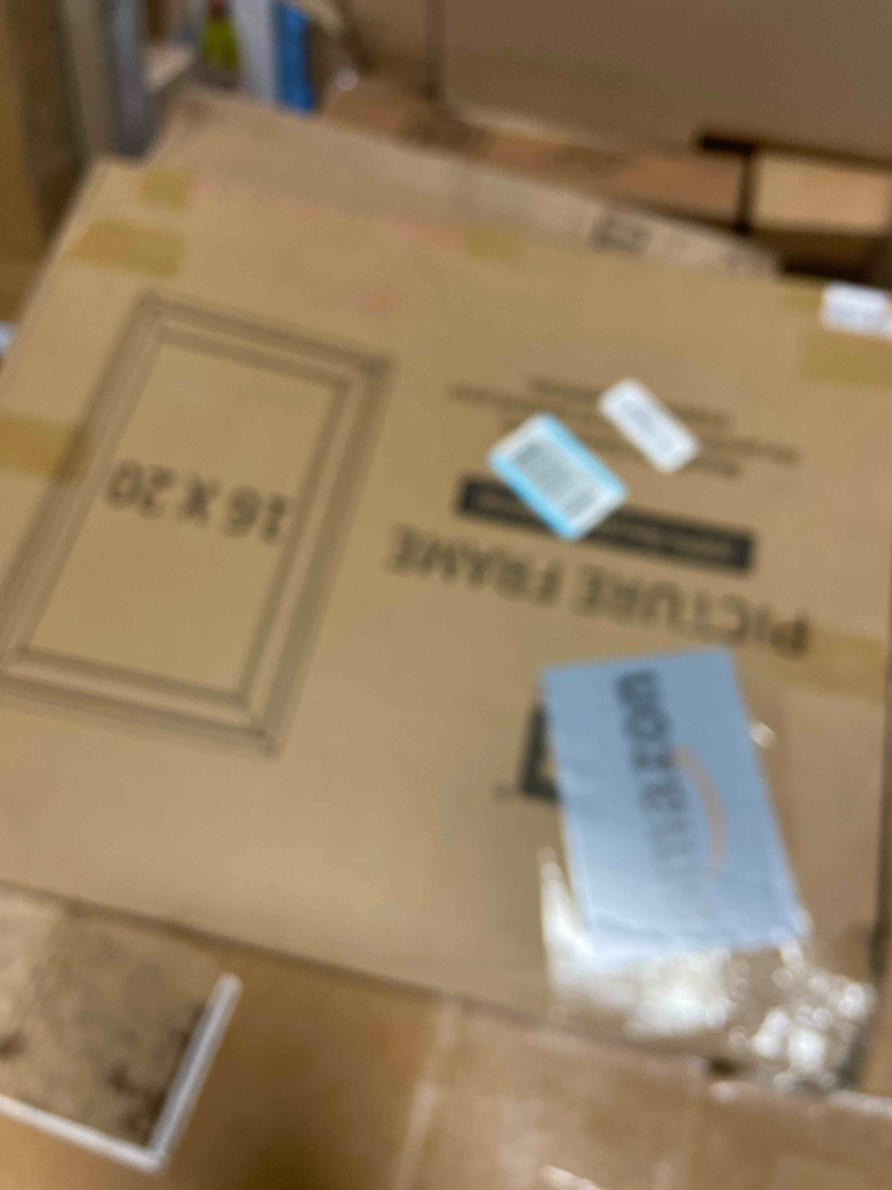 Condition photo showing New/Like New for Rustic 16x20 Picture Frame, 100% Reclaimed Barnwood Frame with Tempered Glass, Farmhouse Style Distressed Vintage Look and Wall Decor, Gallery Frame Set, Mounting or Table Display for Photos and Posters