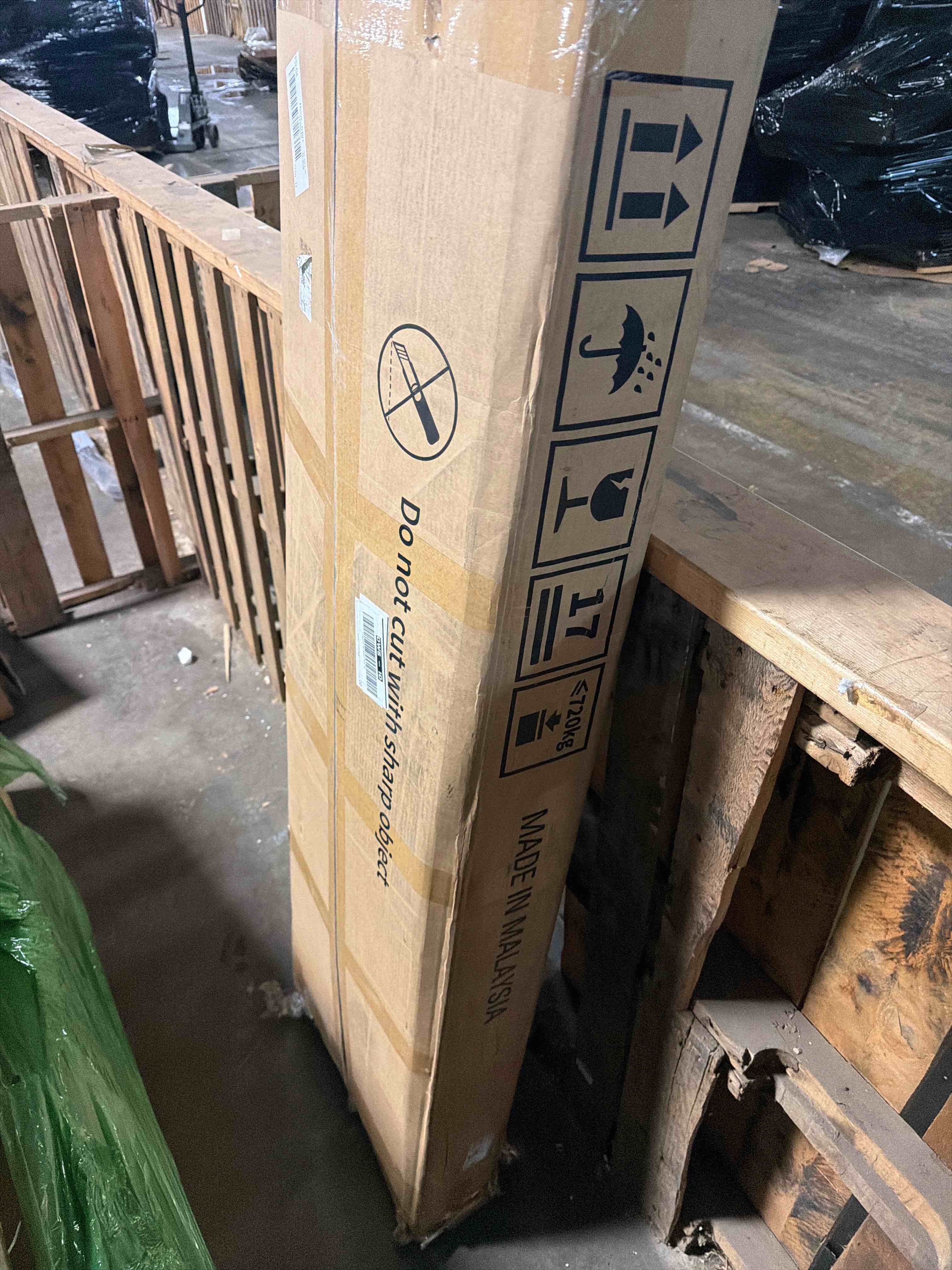 Condition photo showing As Is for Vanity Desk with Power Outlet, 11 Drawers Makeup Vanity with Lighted Mirror, 3 Colors Adjustable, Glass Top with Chair, 4 Shelves and Fold-up Panel, Vanity Set for Bedroom, Dressing Room, Black