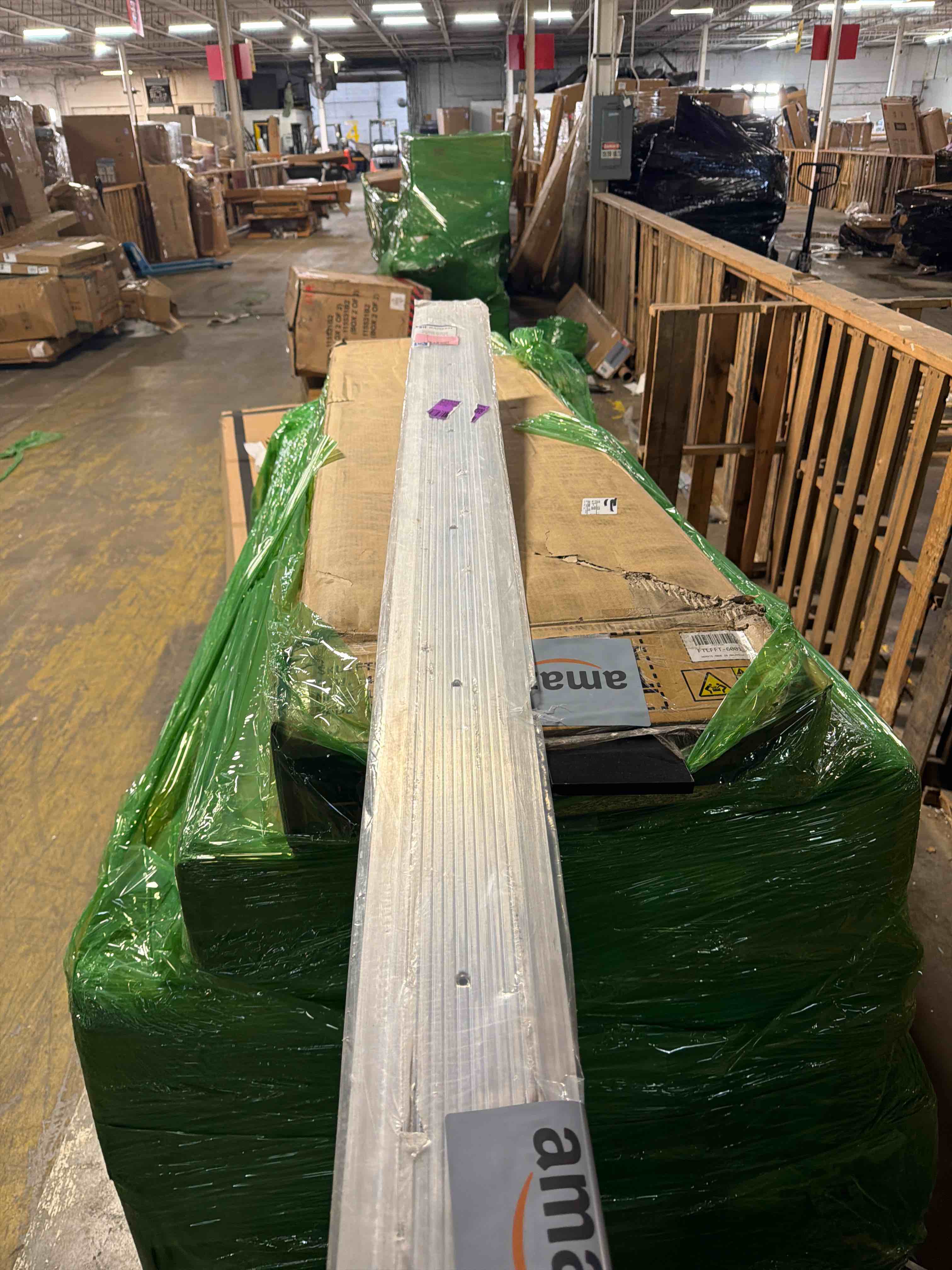 Condition photo showing New/Like New for "Pemko Aluminum Fluted Saddle Threshold, Mill Finish, 6""W x 36""L x 1/4""H" (272A36)