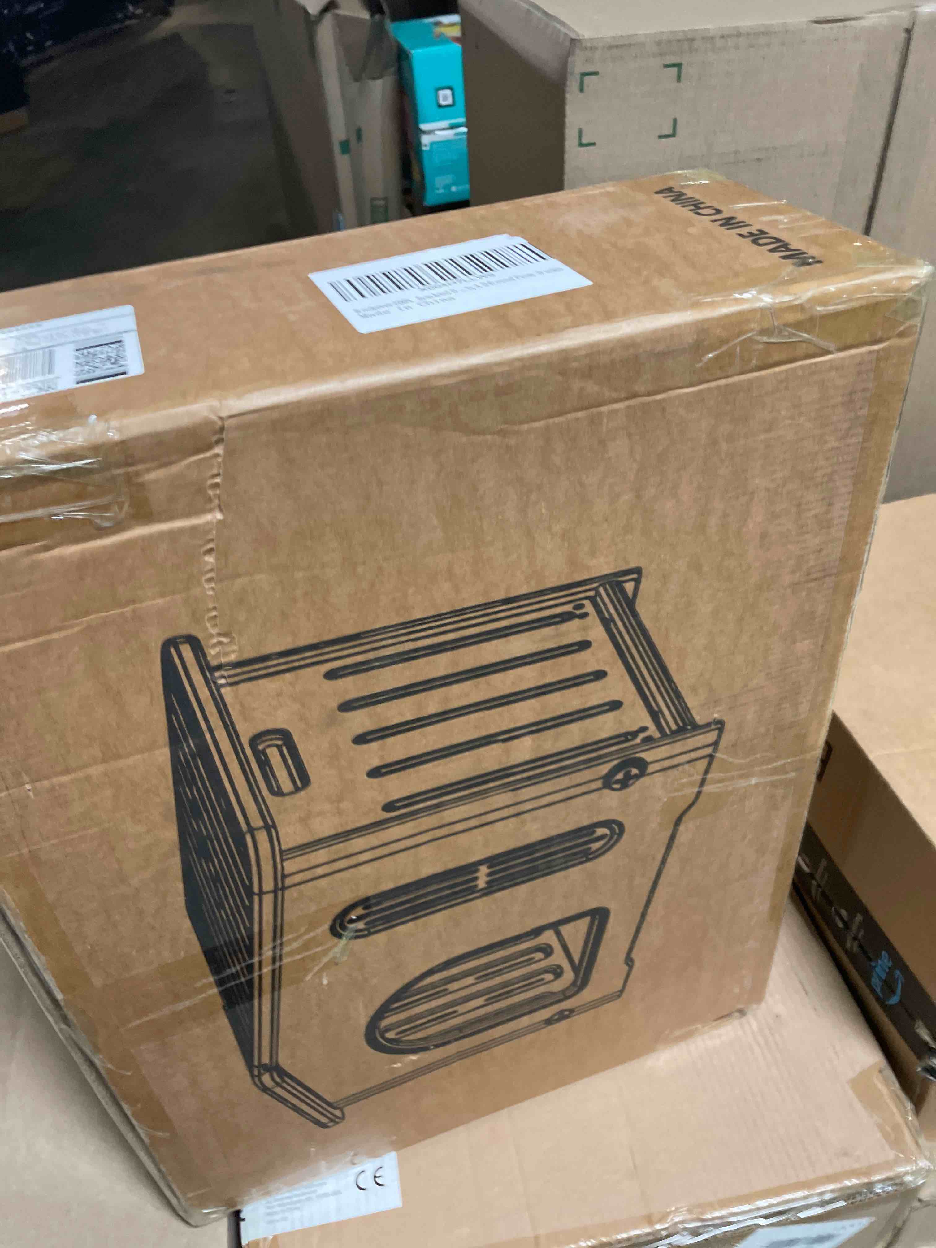 Condition photo showing New/Like New for Rockever Plastic Outdoor Indoor Cat House with Insulated Liner, 100% Insulated Outdoor Cat Houses for Winter Feral Cats, Waterproof Escape Door Design, Assemble Easily-Grey Modern Grey-B