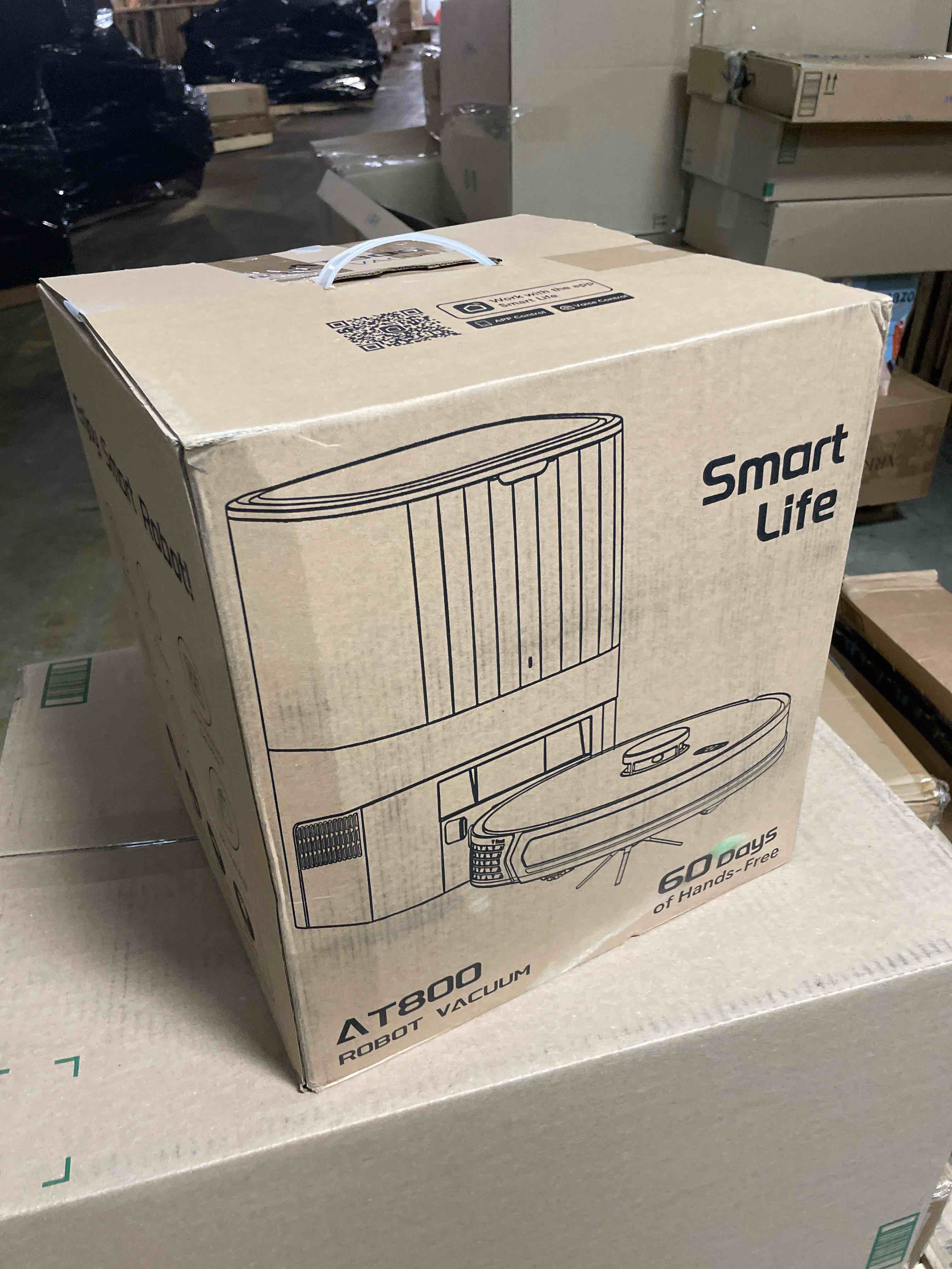 Condition photo showing New/Like New for Vexilar Robot Vacuum and Mop with Self-Emptying, 5000Pa Robotic Vacuum with LiDAR Navigation, 60-Day Hands-Free Cleaning, 180 Mins Runtime, Home Mapping,No-Go Zones,Ideal for Pet Hair,Carpet (Large)