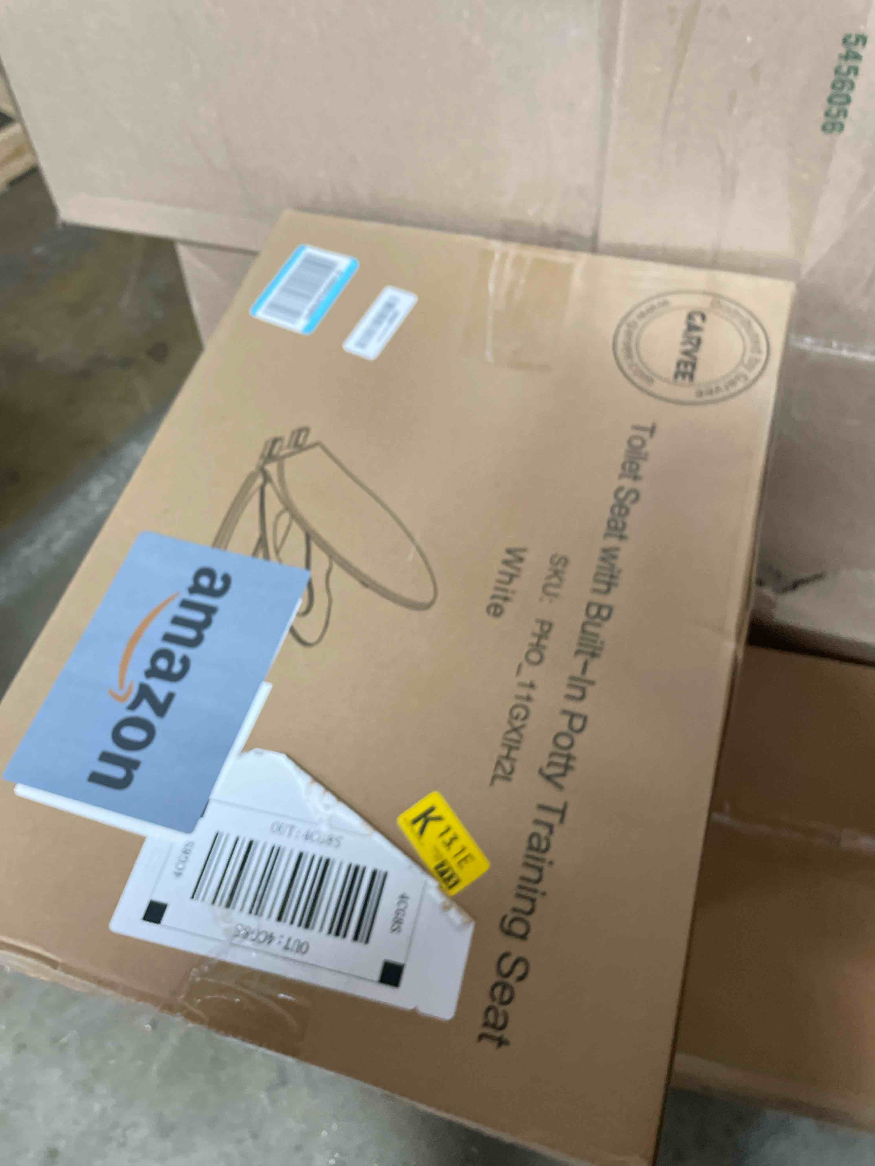 Condition photo showing Good Condition for Quick Flip Toilet Seat with Built-in Potty & Splash Guard for Toddler Training, Slow Close - Jool Baby (Round)