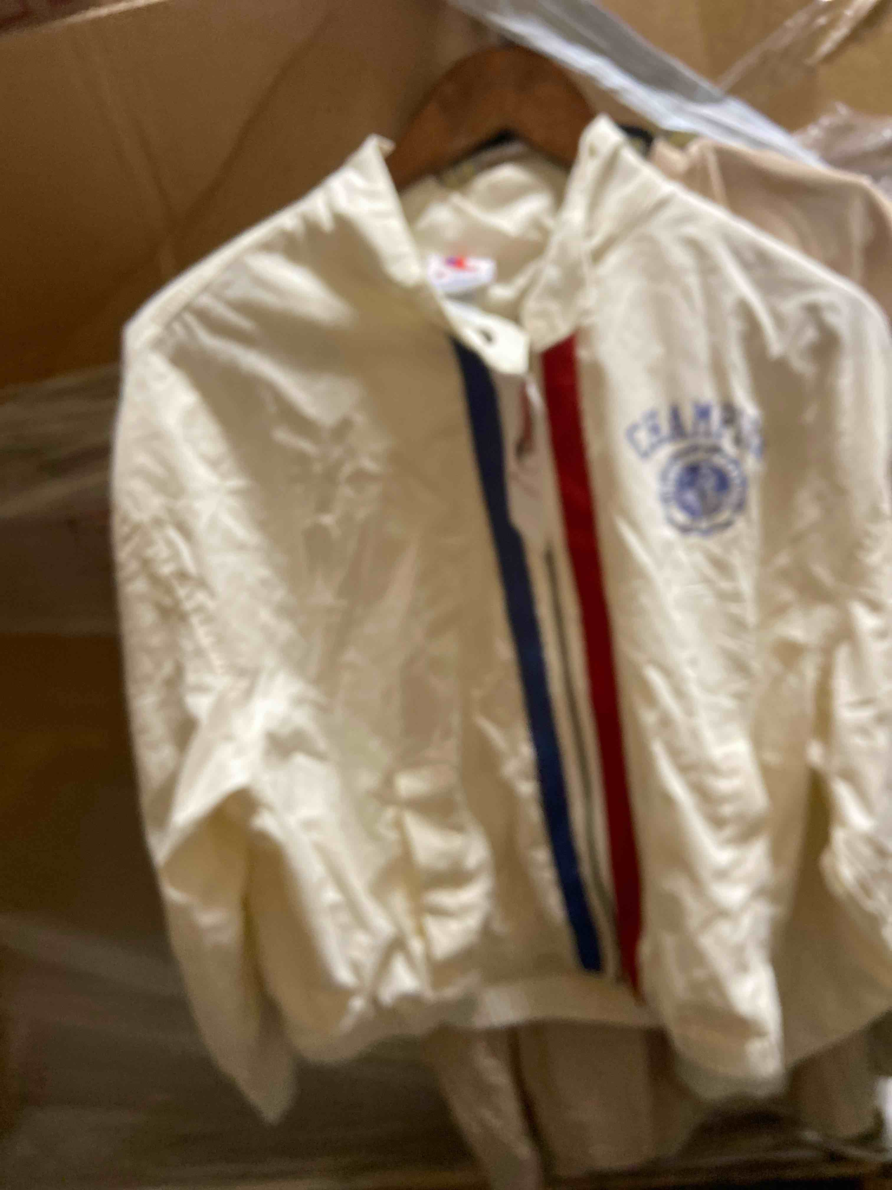 Condition photo showing New/Like New for champion women's game day full zip top - cream xl