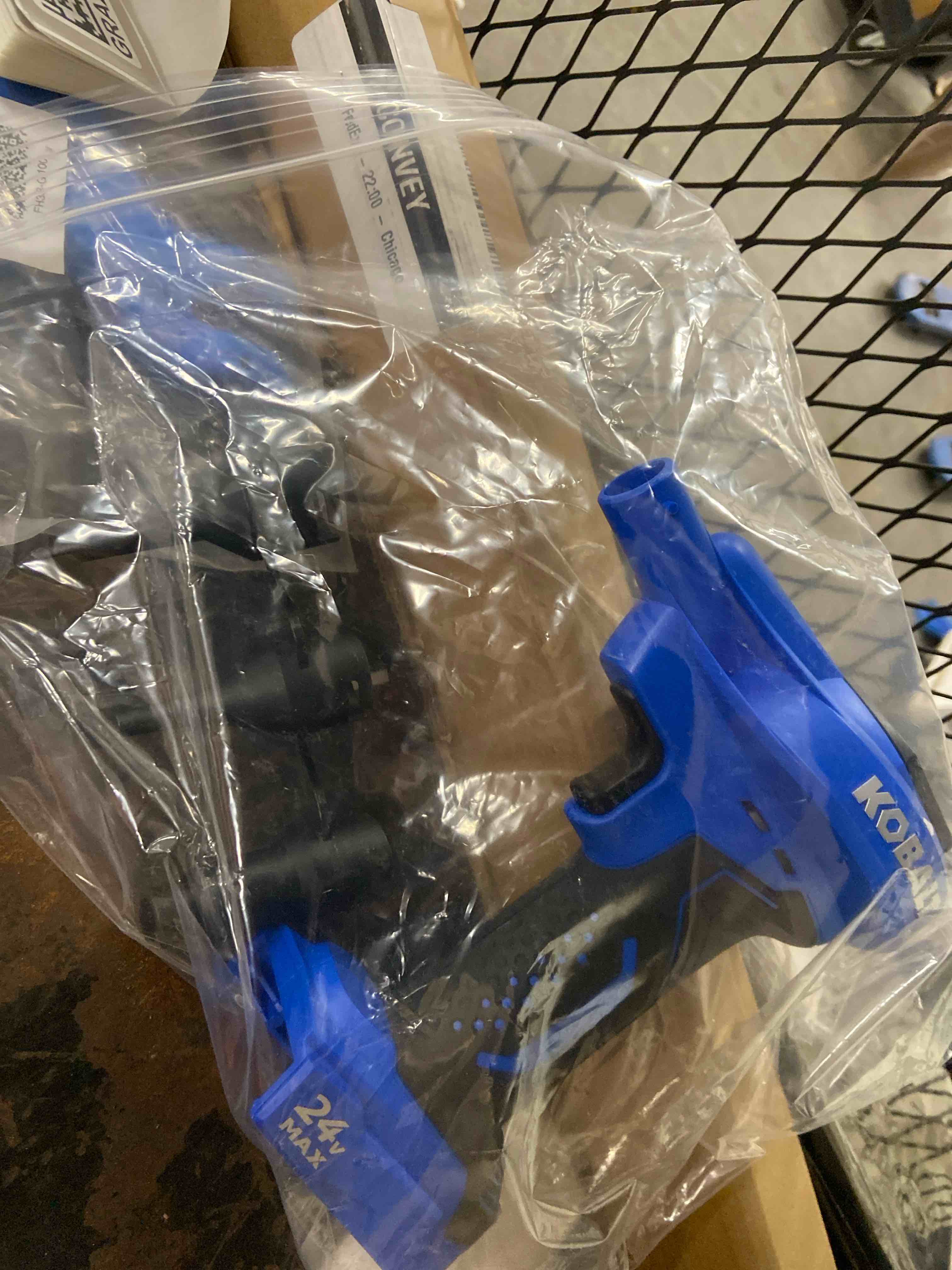 Condition photo showing New/Like New for kobalt 24v max cordless high volume air inflator blower 24-volt lithium ion (tool only)