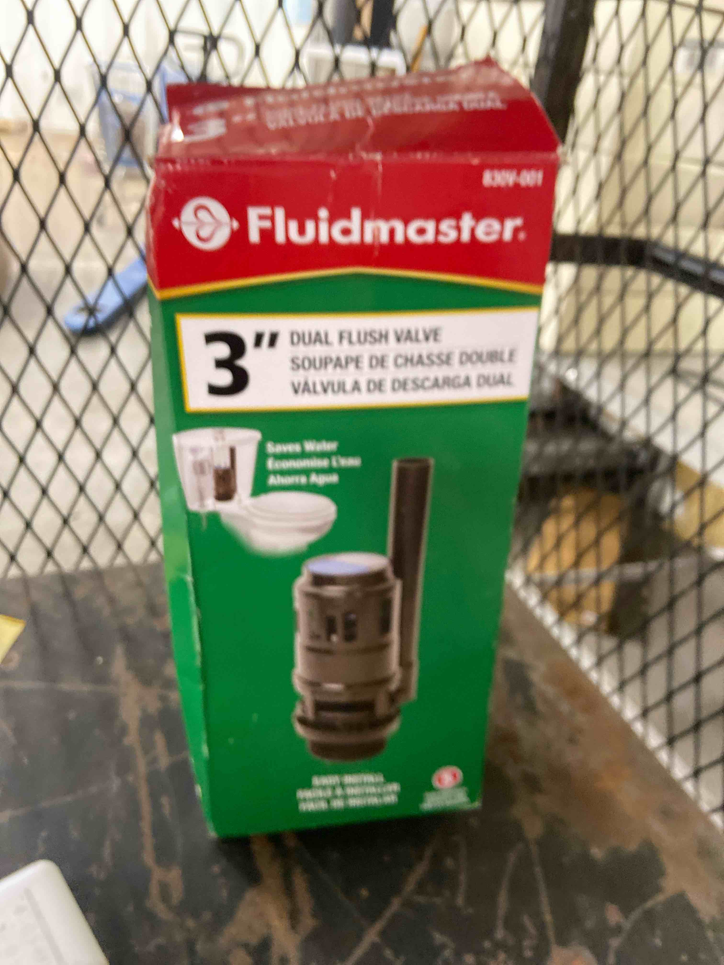 Condition photo showing New/Like New for fluidmaster 3-inch dual flush valve replacement for 2-piece toilets including glacier bay, aquasource and more (b0852925d3)