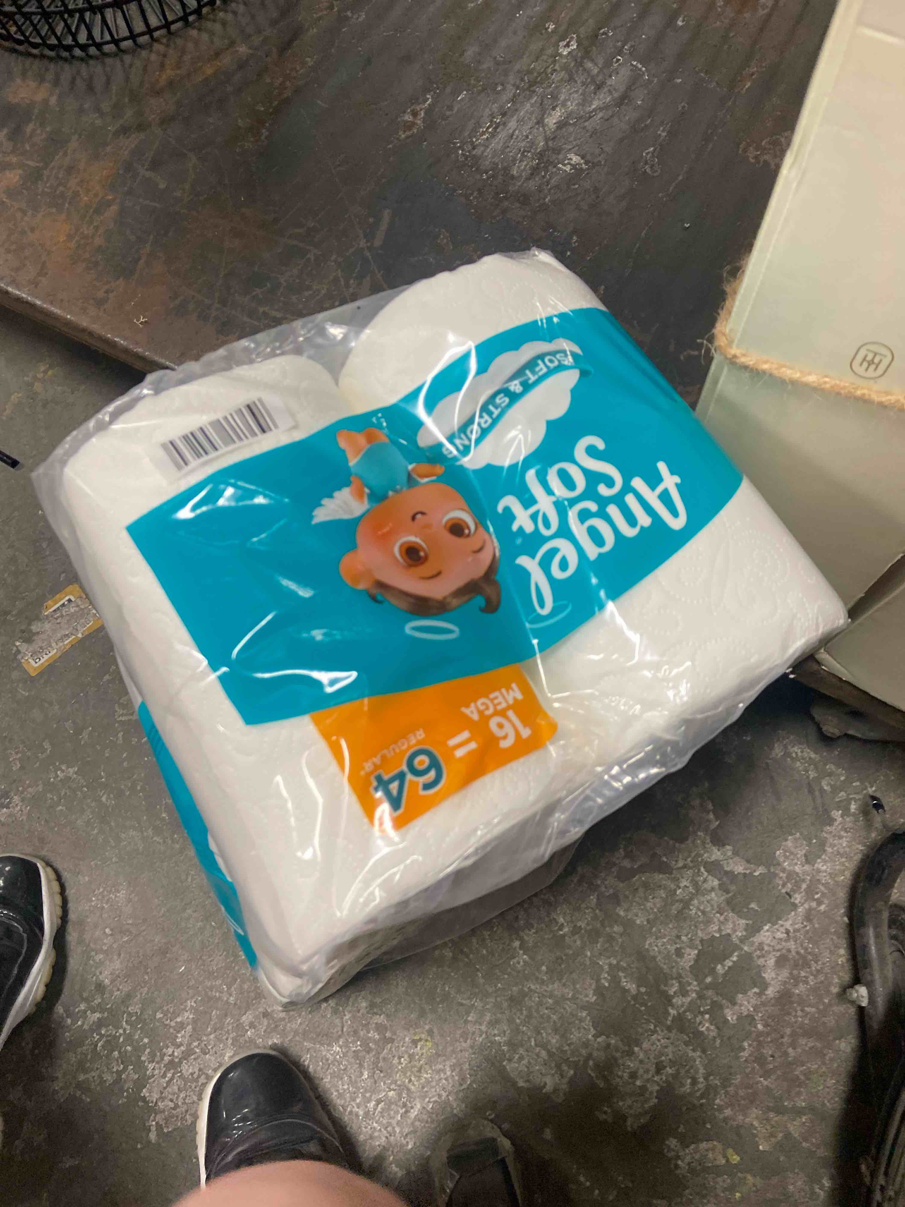 Condition photo showing New/Like New for angel soft toilet paper, 16 mega rolls = 64 regular rolls, soft and strong toilet tissue mega 320 sheet (pack of 16)