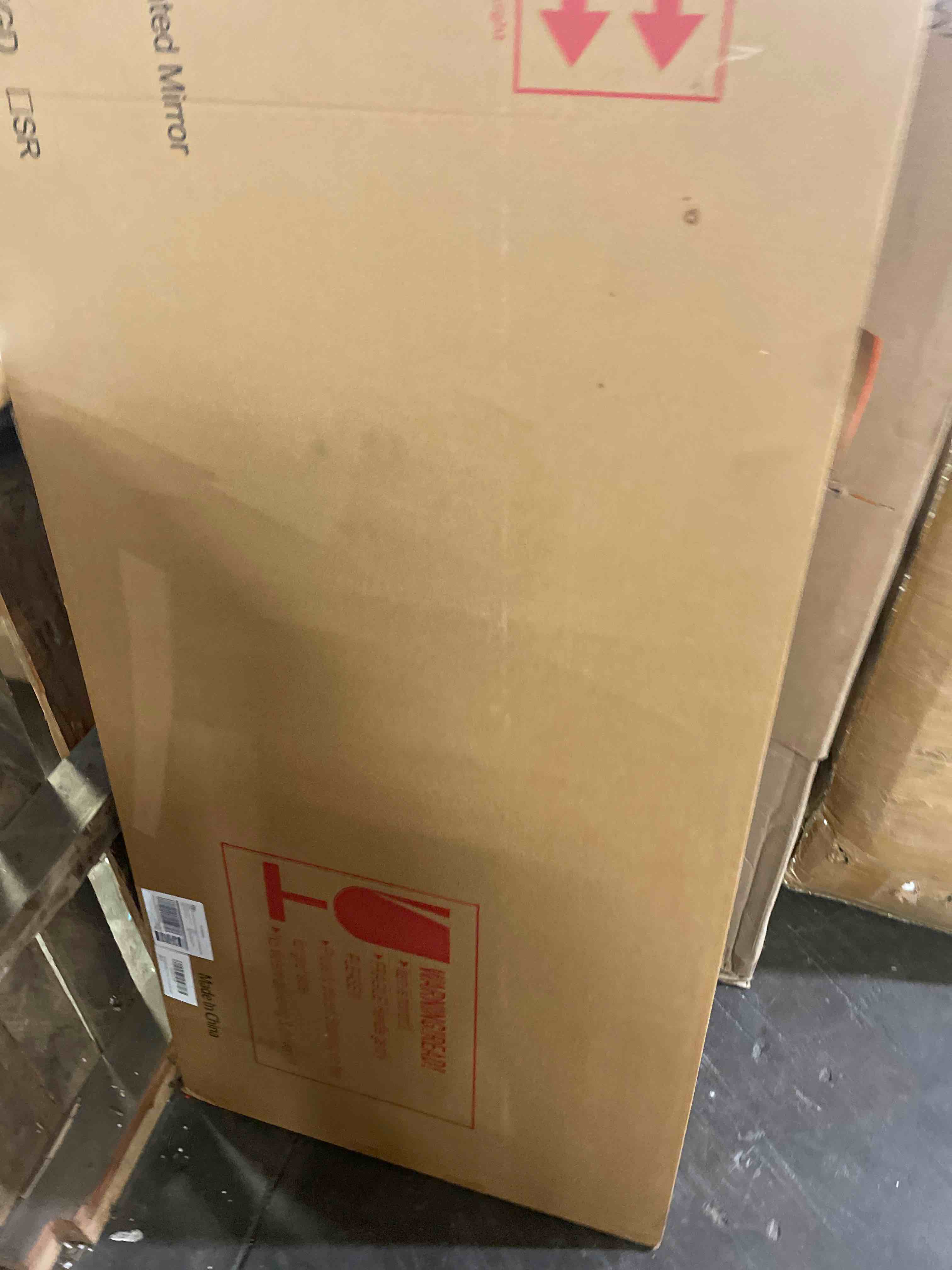 Condition photo showing New/Like New for bathroom mirrors, 24" x60" black mirrors, oval vanity mirrors, metal framed wall mounted mirrors, vertical/horizontal mirror for bathroom bedroom entryway living room