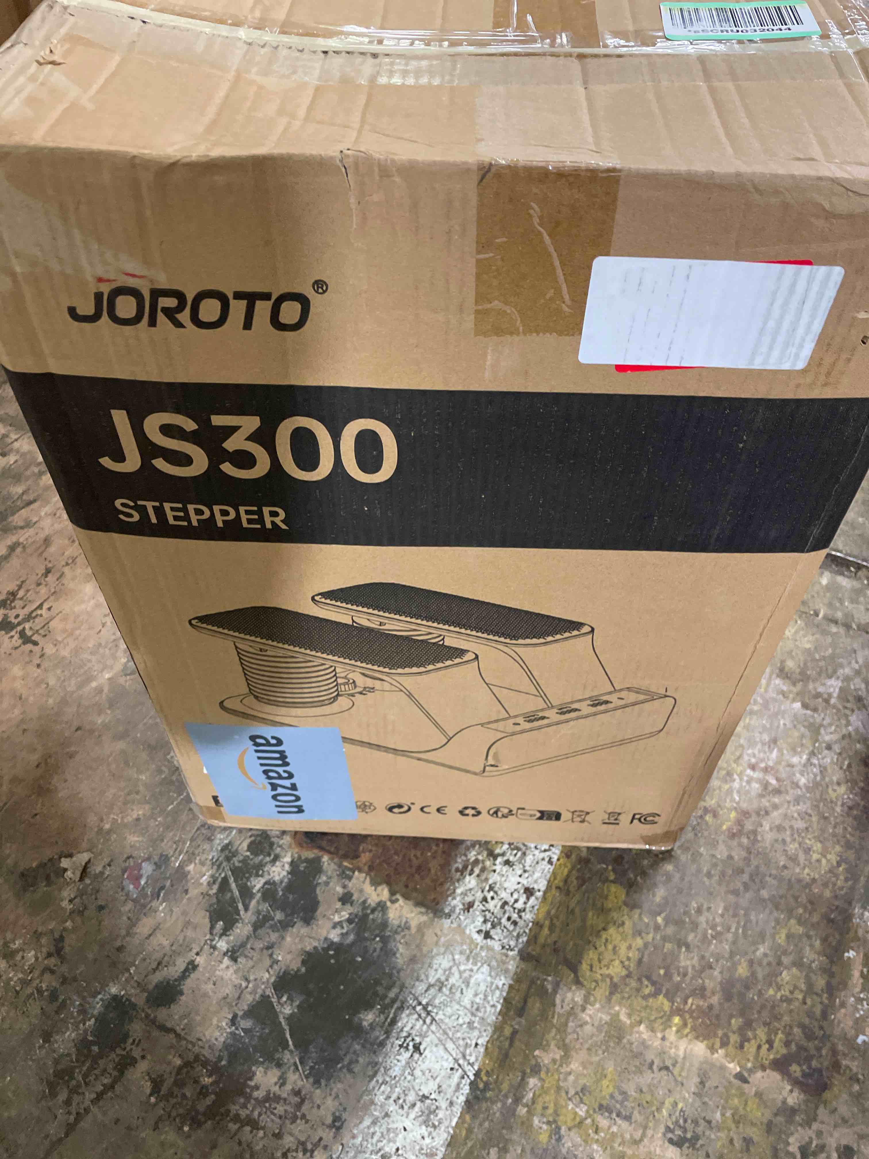 Condition photo showing Good Condition for joroto air stepper exercise machine with led monitor and resistance bands, 300lb capacity stair stepper, 5-level adjustable resistance and low-impact steppers for exercise at home, white