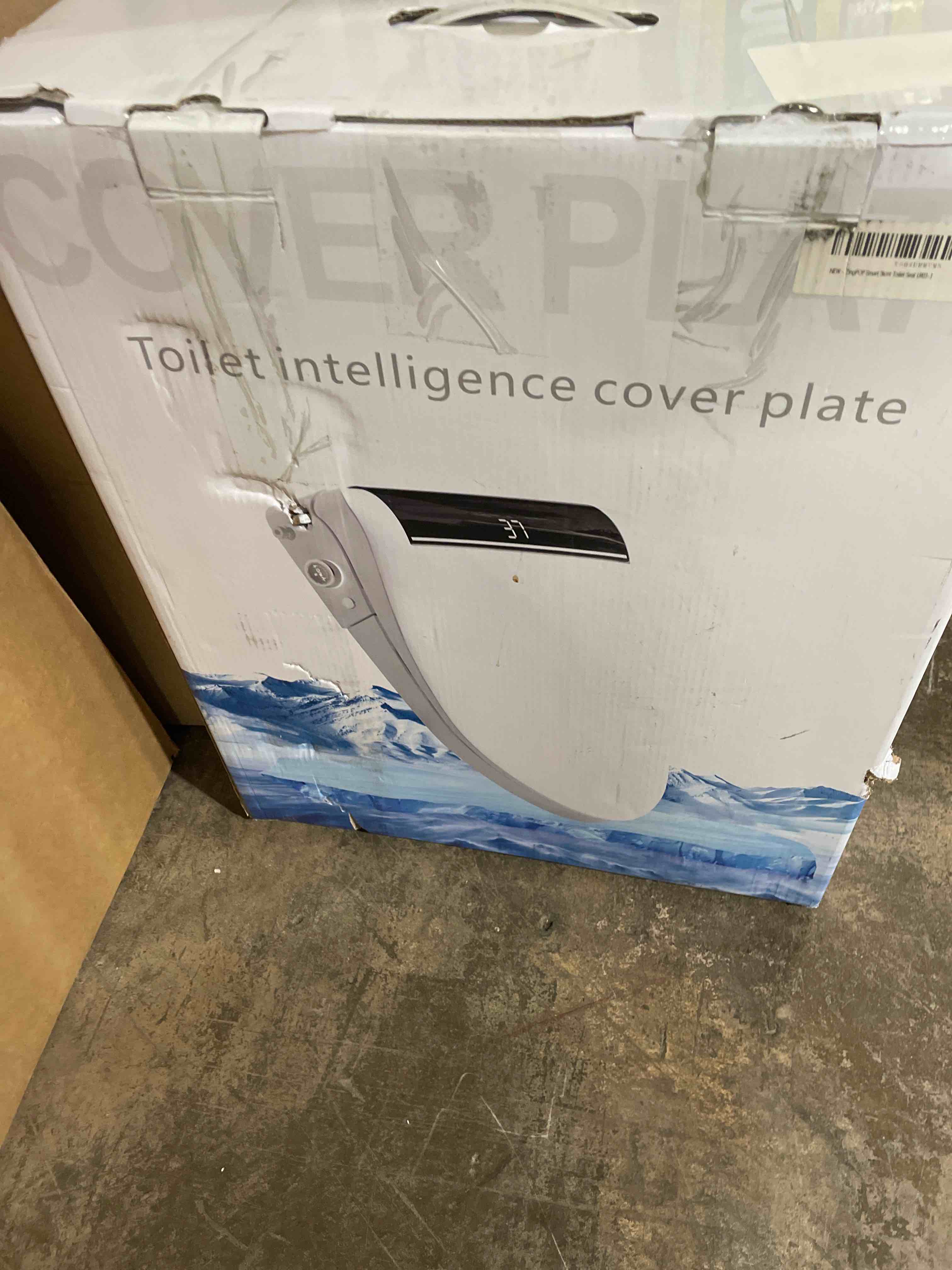 Condition photo showing Good Condition for zingpop heated bidet toilet seat with warm water wash, bubble shield, adjustable temperature, air dryer, electric toilet bidet seat with 4 wash modes & dual lid design foam shield & auto lid & seat